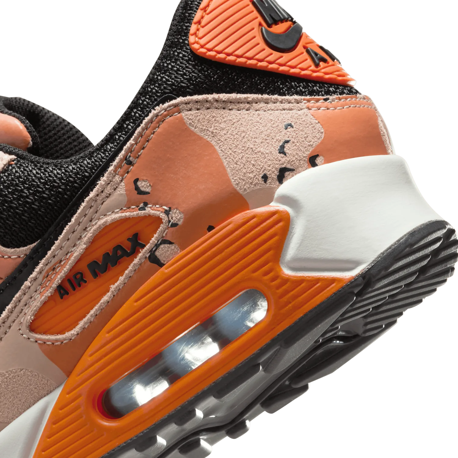 Nike Air Max 90 Camo Bio Beige Safety Orange image 7