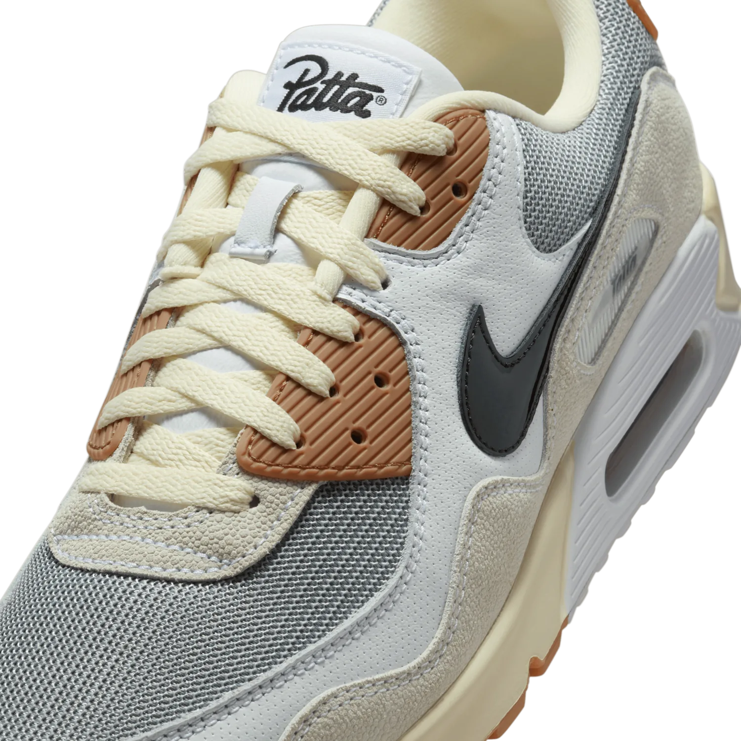 Nike Air Max 90 Waves Patta Particle Grey Coconut Milk image 4
