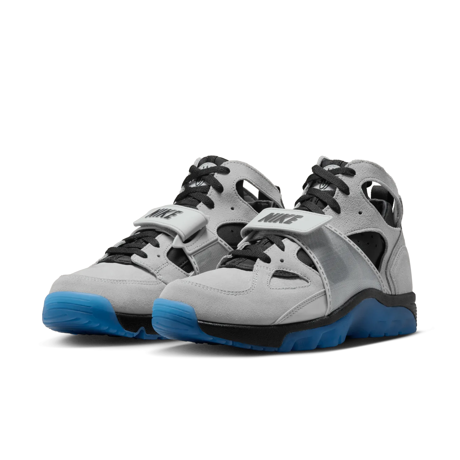 Nike Air Trainer Huarache Wolf Grey Star Blue image 6
