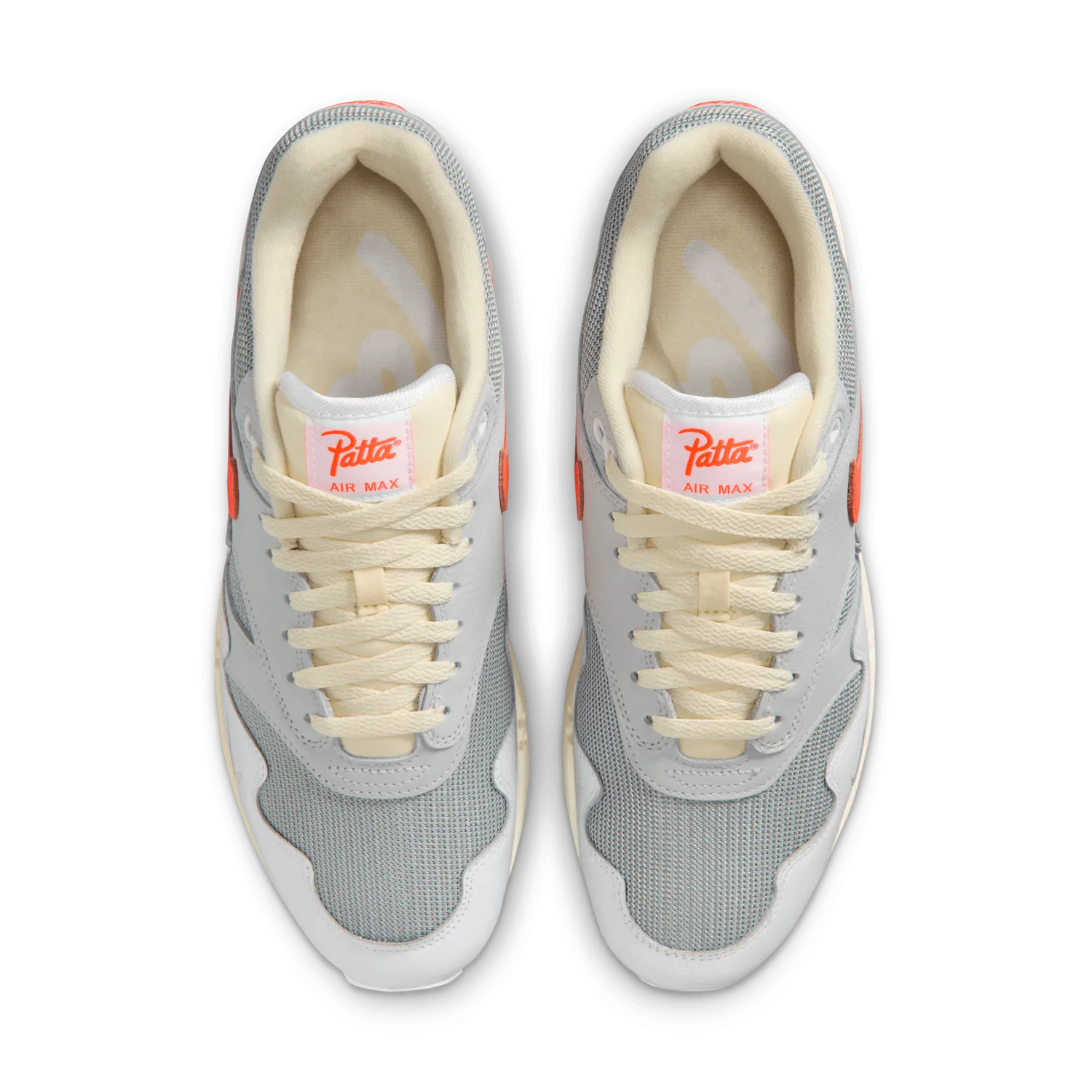 Nike Air Max 1 Waves Patta White Hyper Crimson image 7