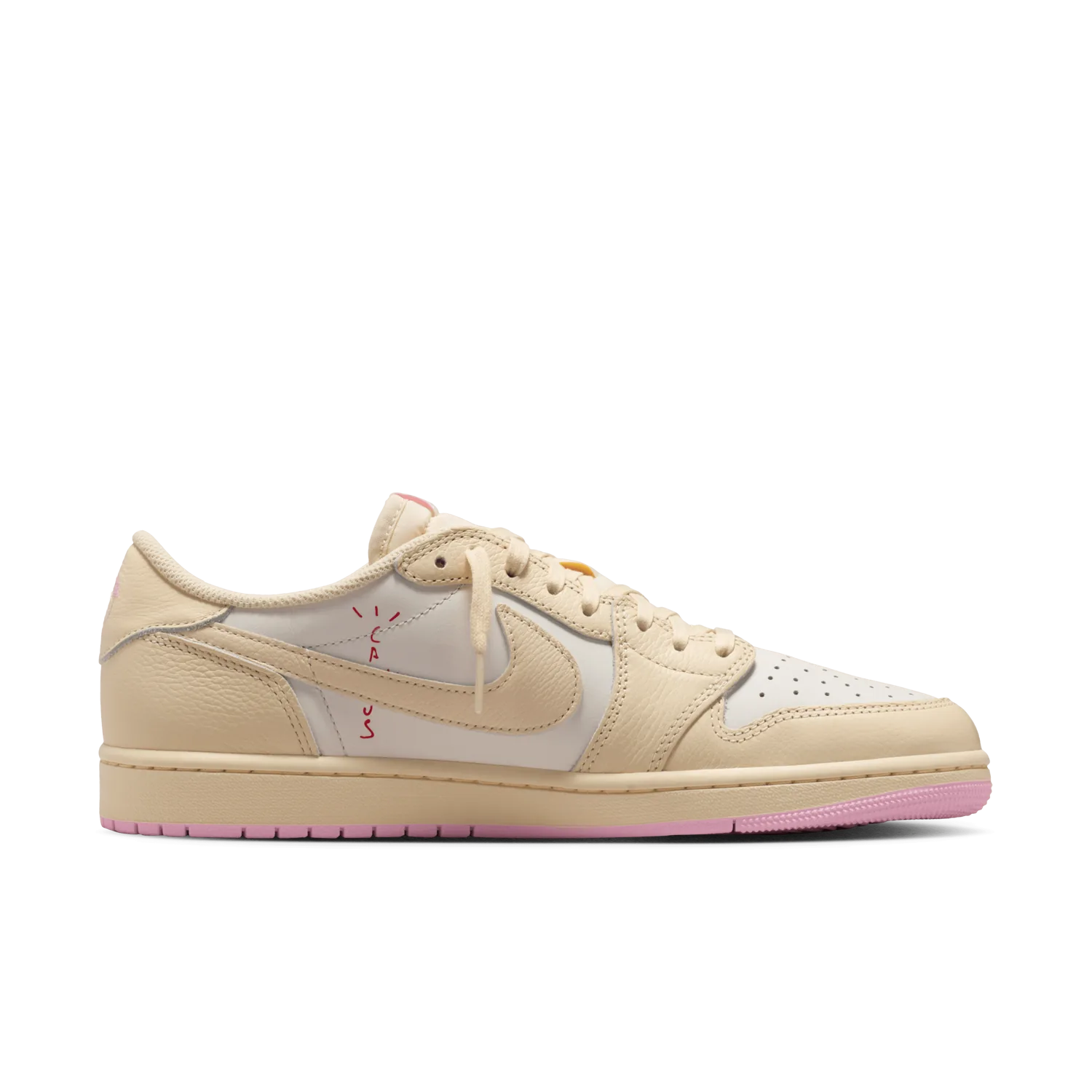 Air Jordan 1 Retro Low OG Travis Scott Shy Pink image 7