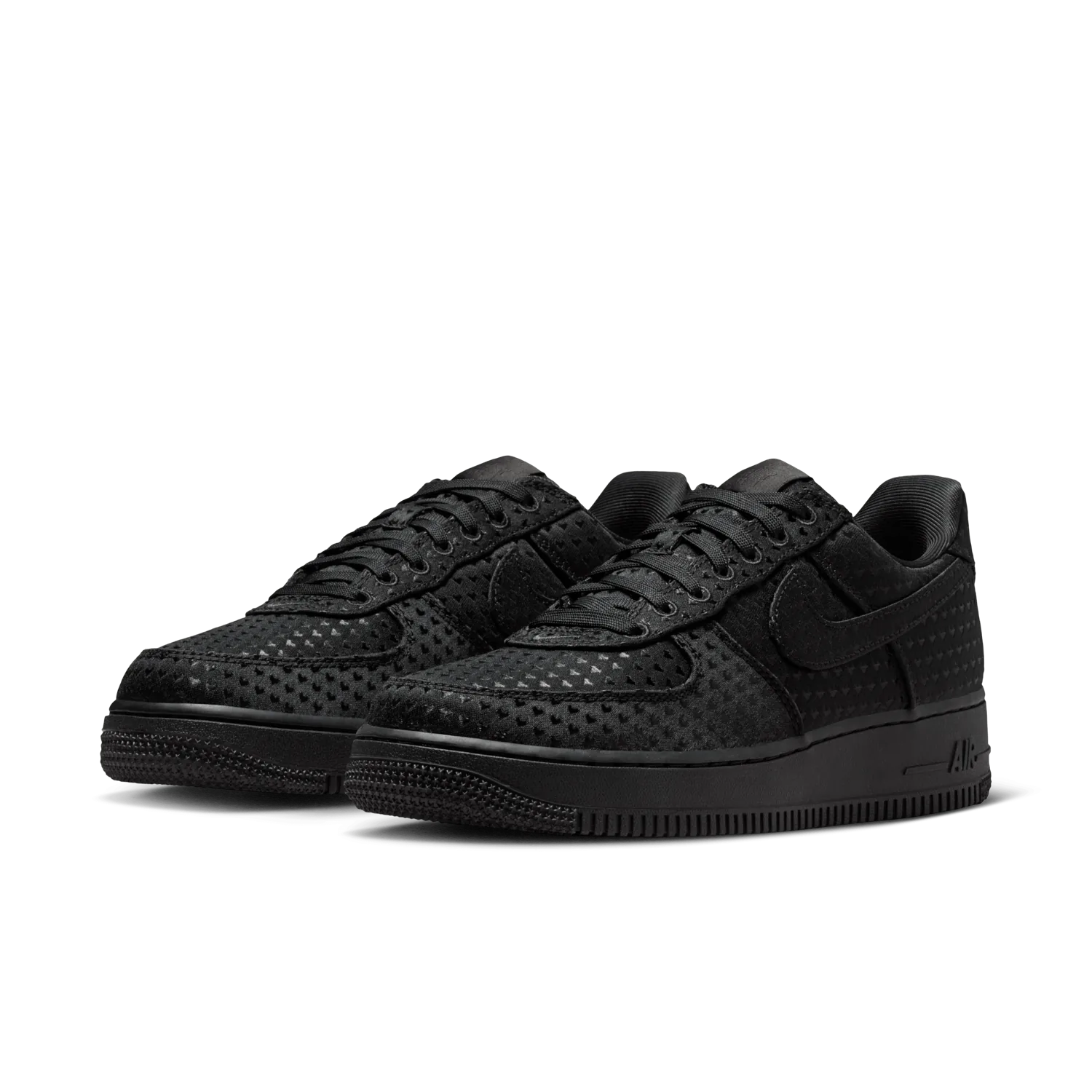 Nike Air Force 1 Low Valentine's Day Triple Black image 7