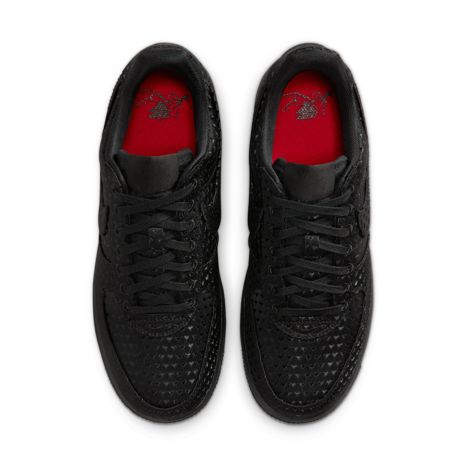 Nike Air Force 1 Low Valentine's Day Triple Black image 8