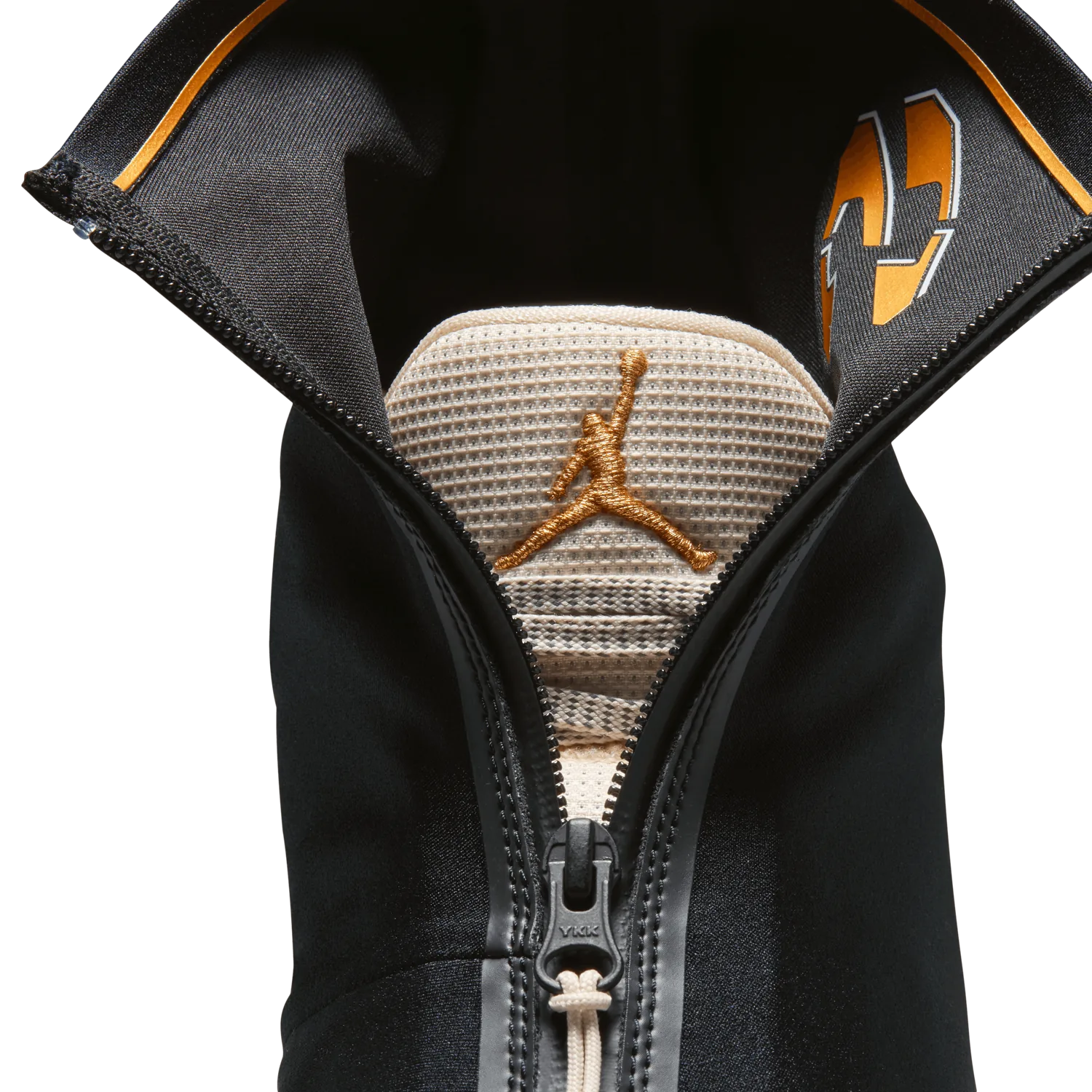 Air Jordan 4028 Black Metallic Gold image 2