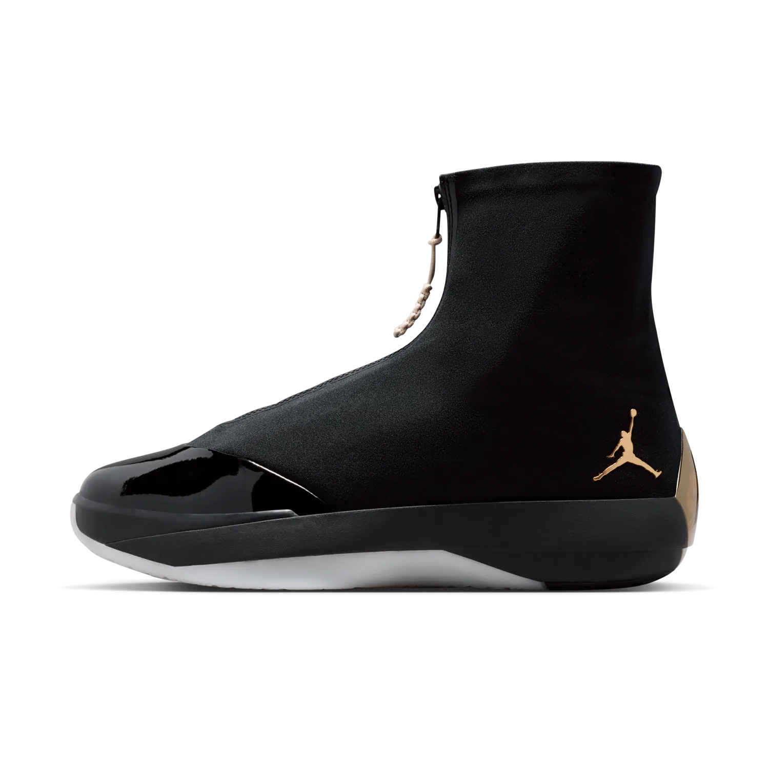 Air Jordan 4028 Black Metallic Gold image 3