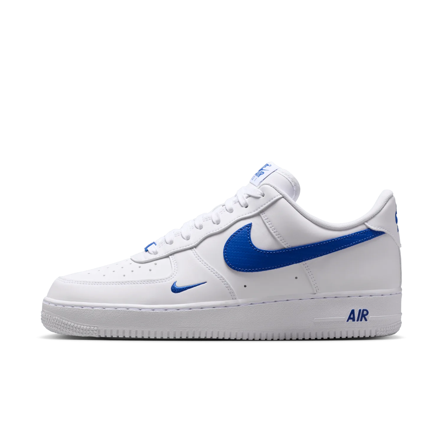 Nike Air Force 1 Low '07 Carbon Fiber Swoosh White Game Royal image 2