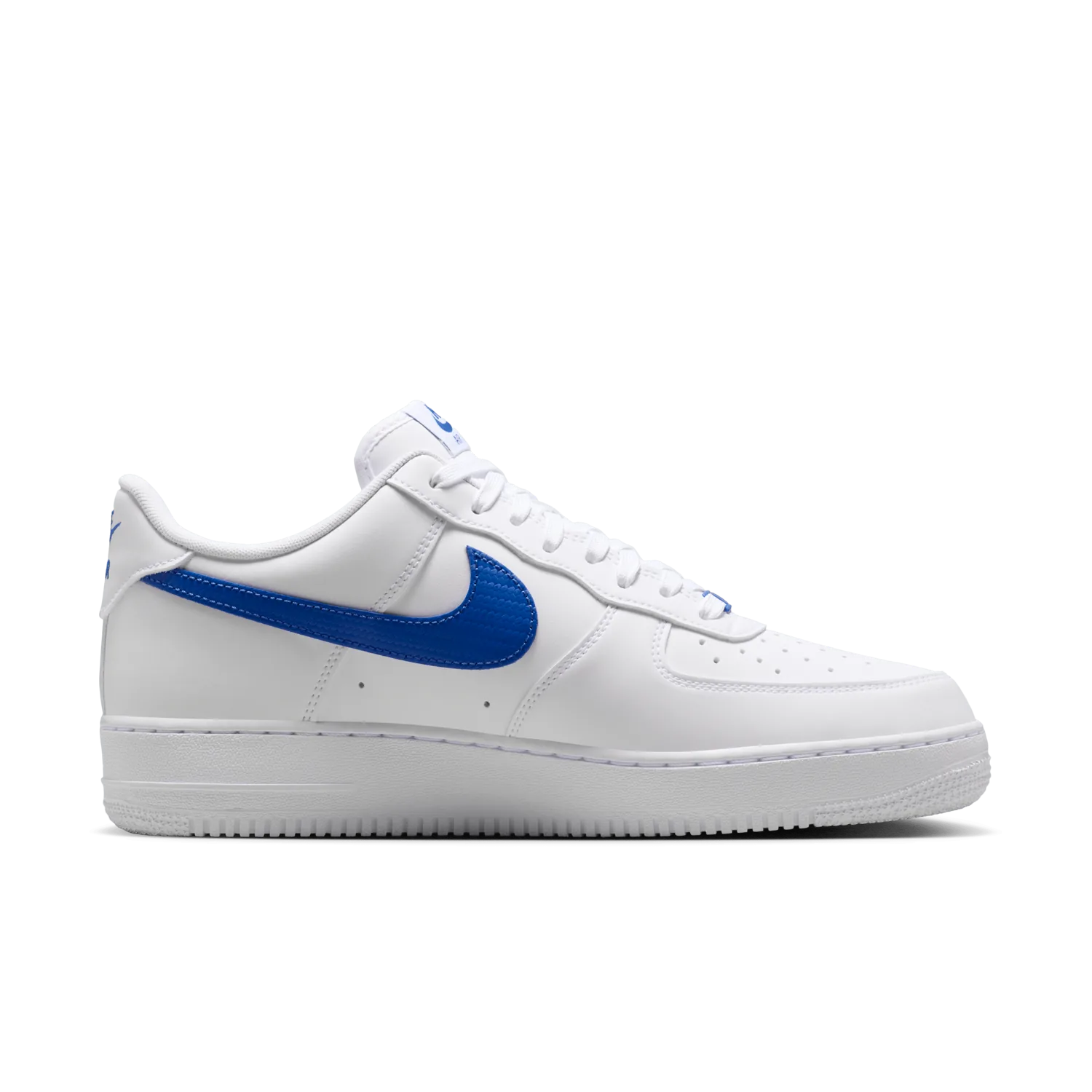Nike Air Force 1 Low '07 Carbon Fiber Swoosh White Game Royal image 4