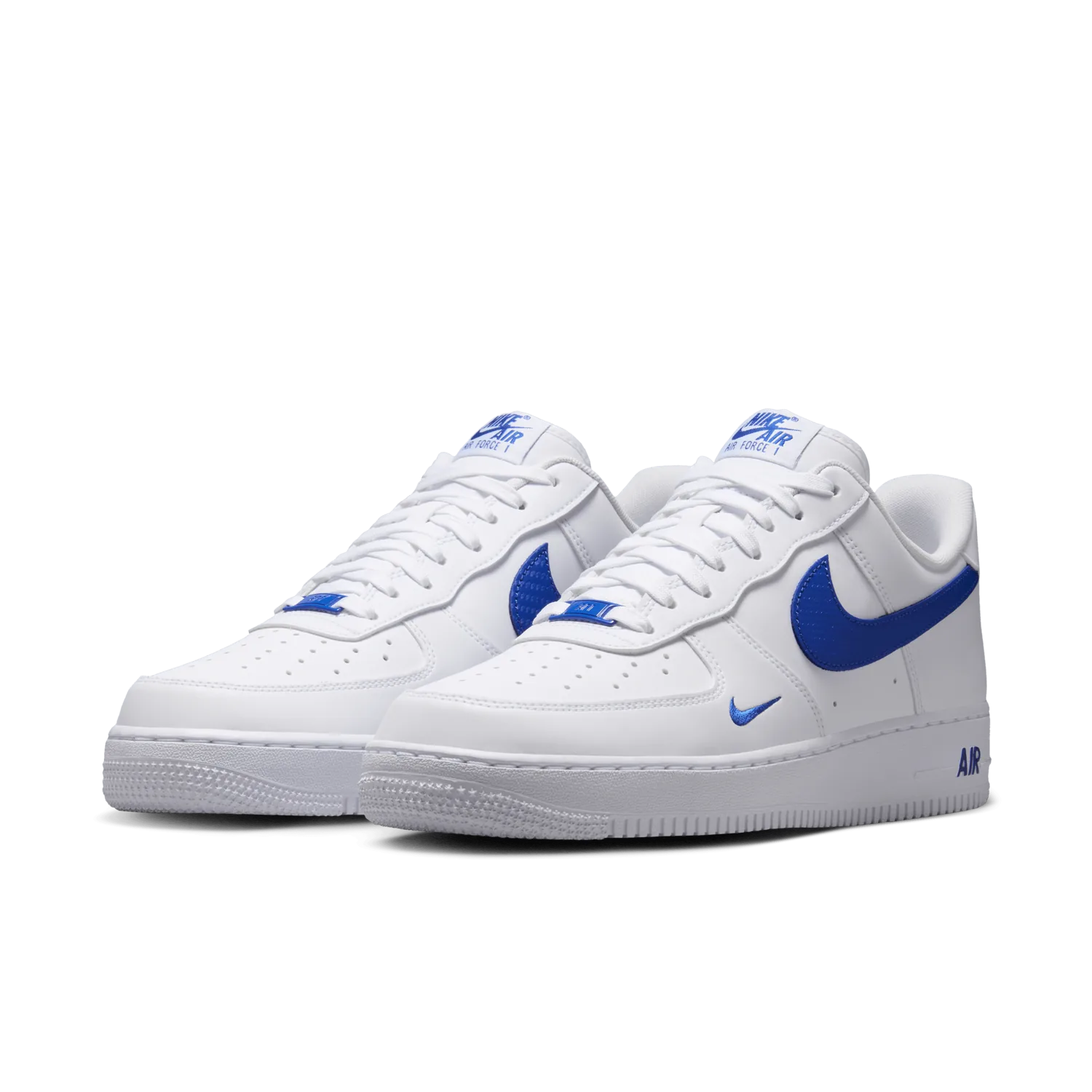 Nike Air Force 1 Low '07 Carbon Fiber Swoosh White Game Royal image 6