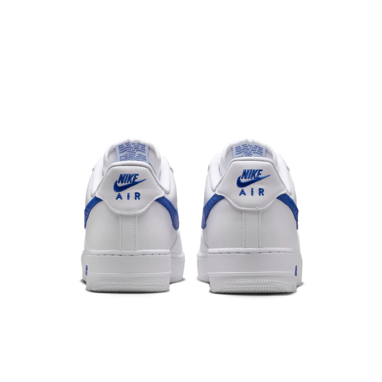 Nike Air Force 1 Low '07 Carbon Fiber Swoosh White Game Royal image 7