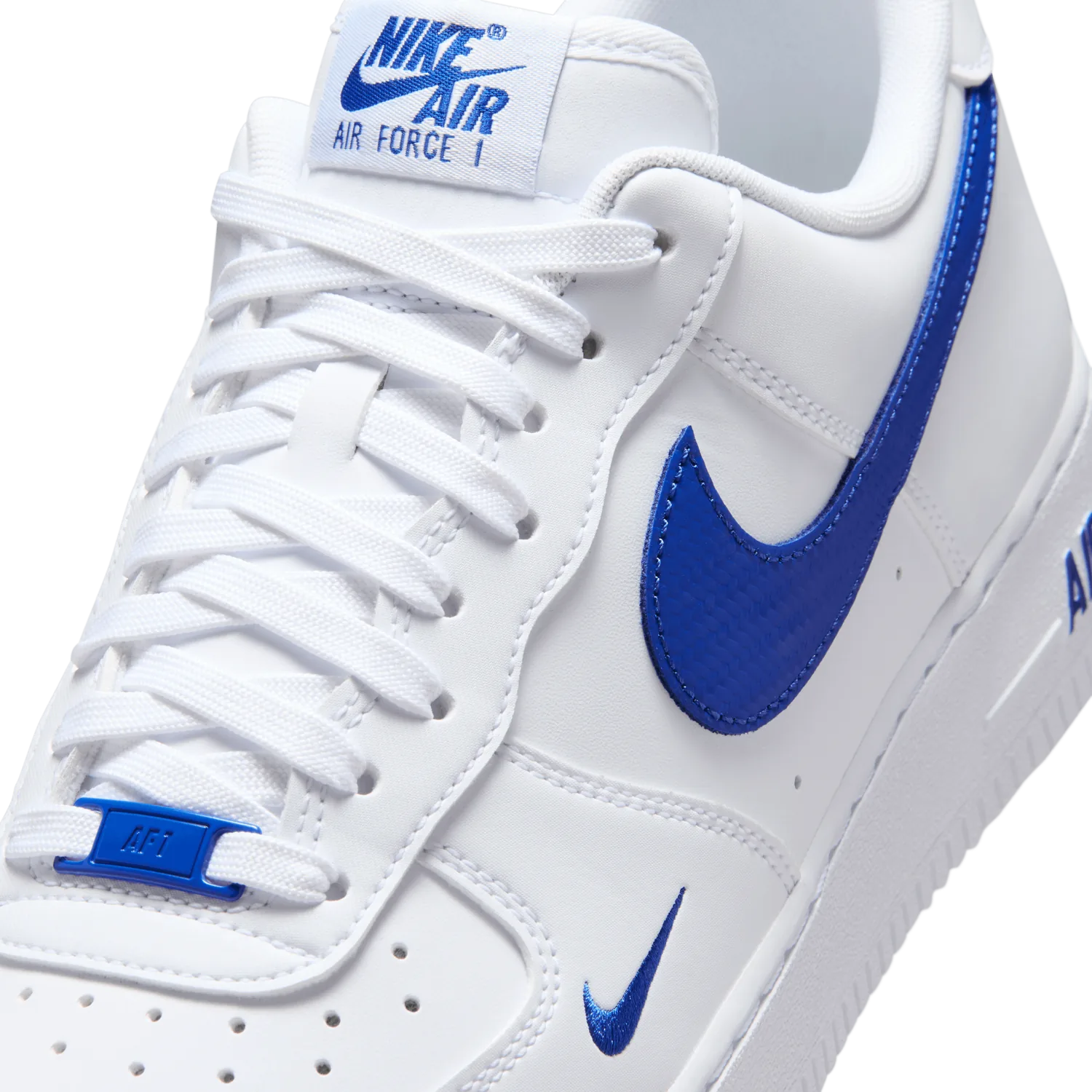 Nike Air Force 1 Low '07 Carbon Fiber Swoosh White Game Royal image 8