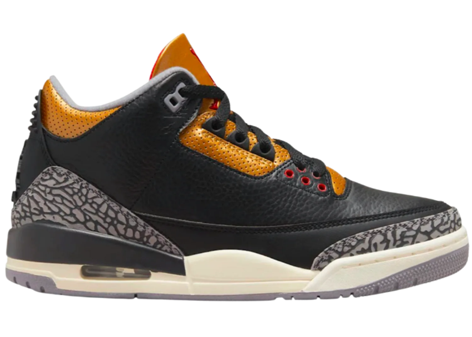 Air Jordan 3 Retro Black Cement Gold (W)