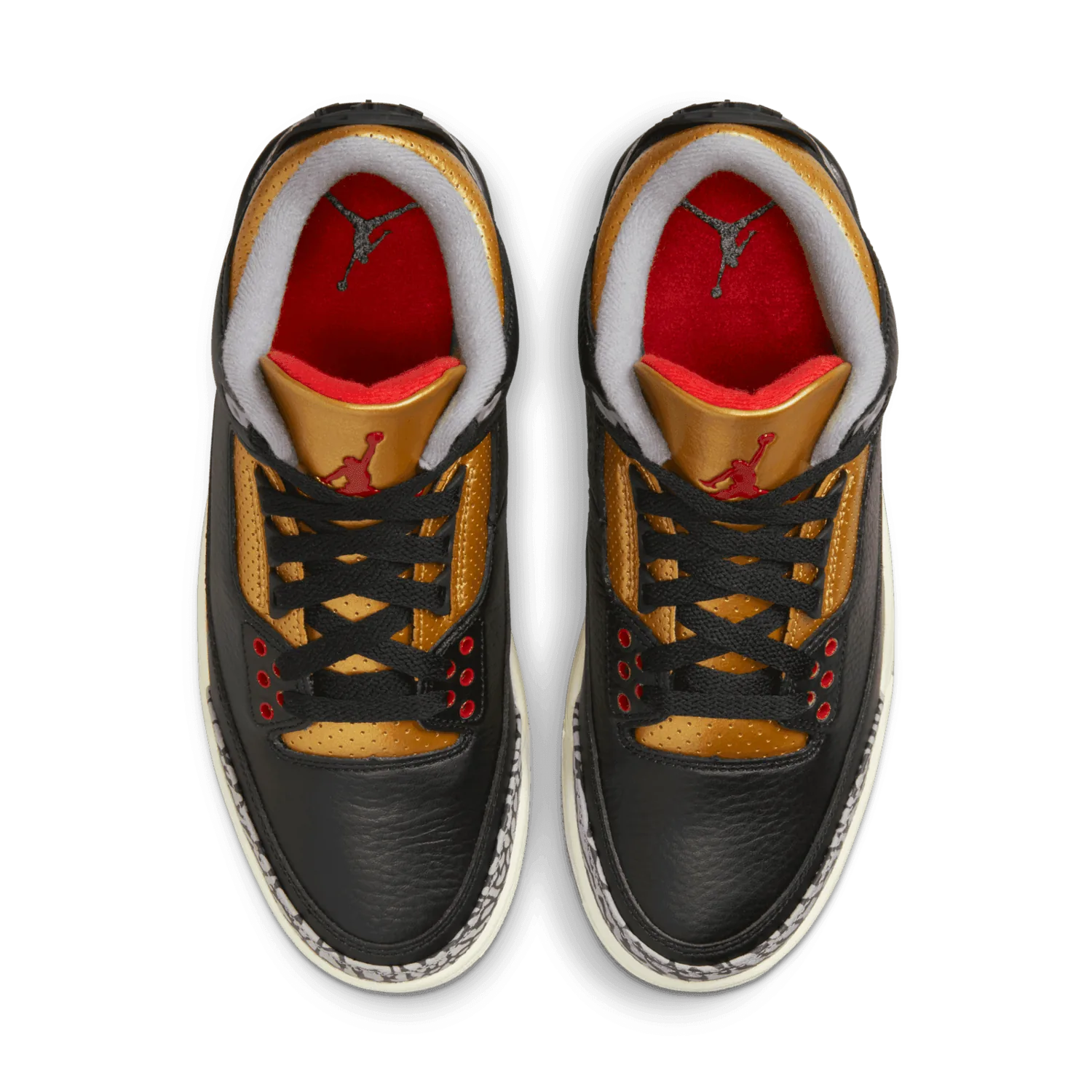 Air Jordan 3 Retro Black Cement Gold (W) image 3