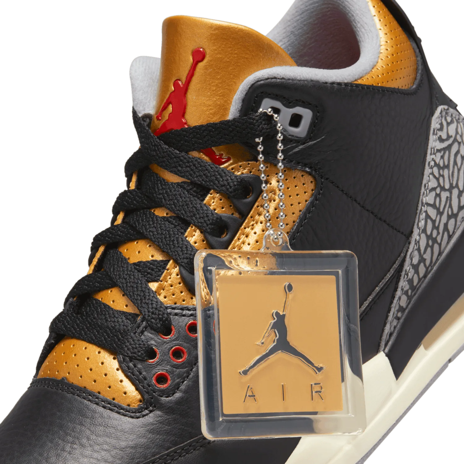 Air Jordan 3 Retro Black Cement Gold (W) image 8