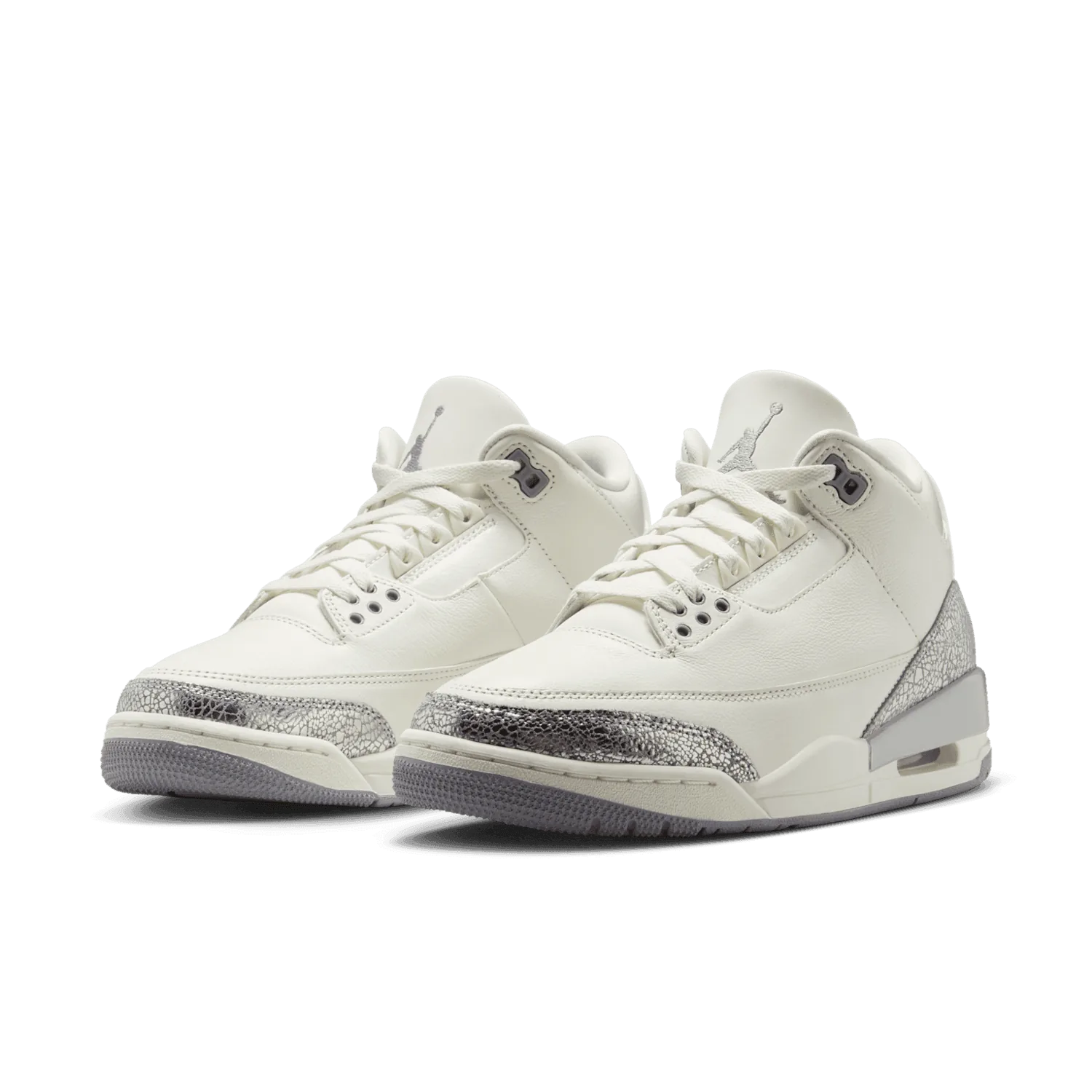 Air Jordan 3 Retro Sail Metallic Silver (W) image 3