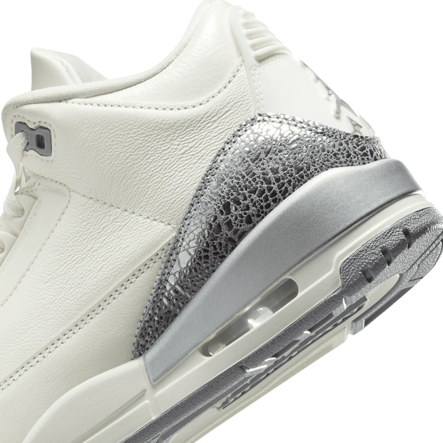 Air Jordan 3 Retro Sail Metallic Silver (W) image 6