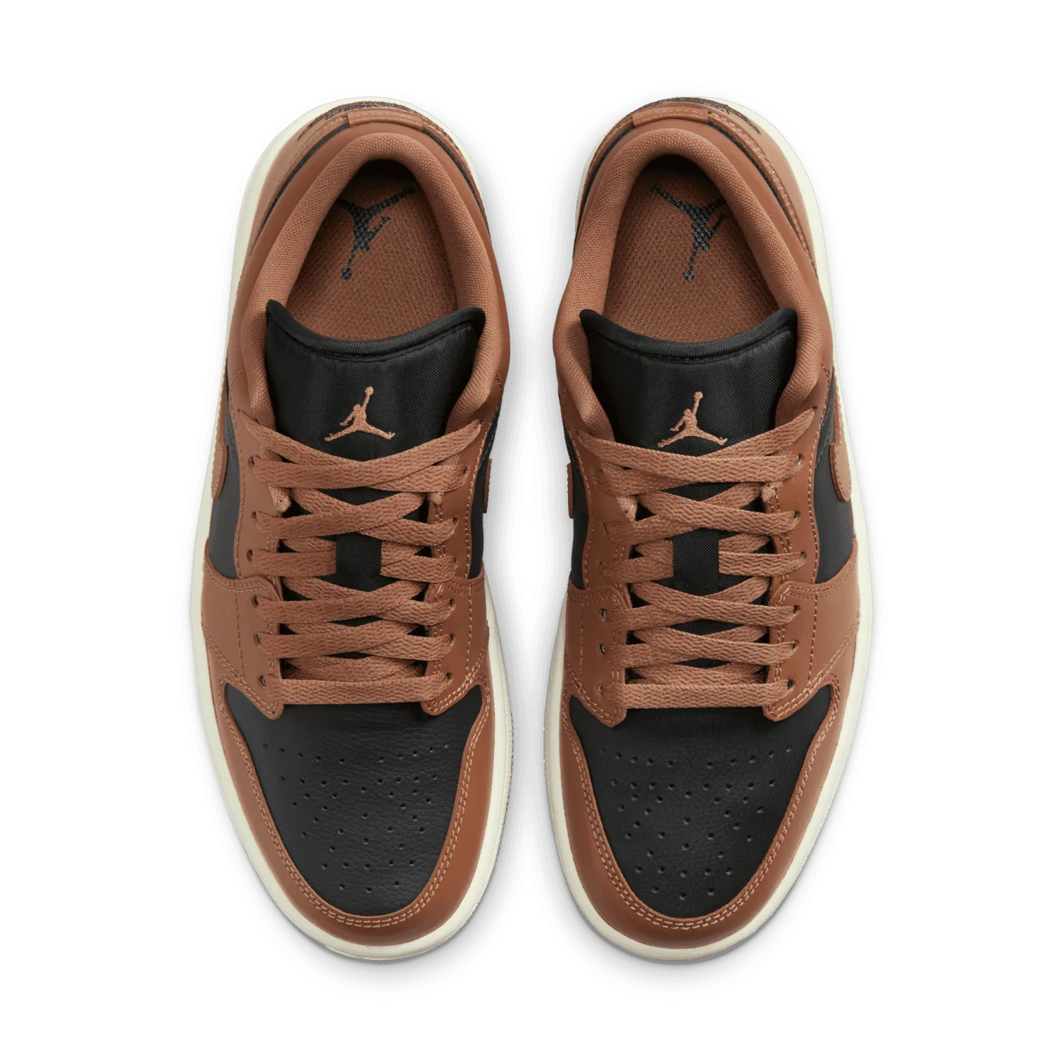 Air Jordan 1 Low Black Archaeo Brown (W) image 2