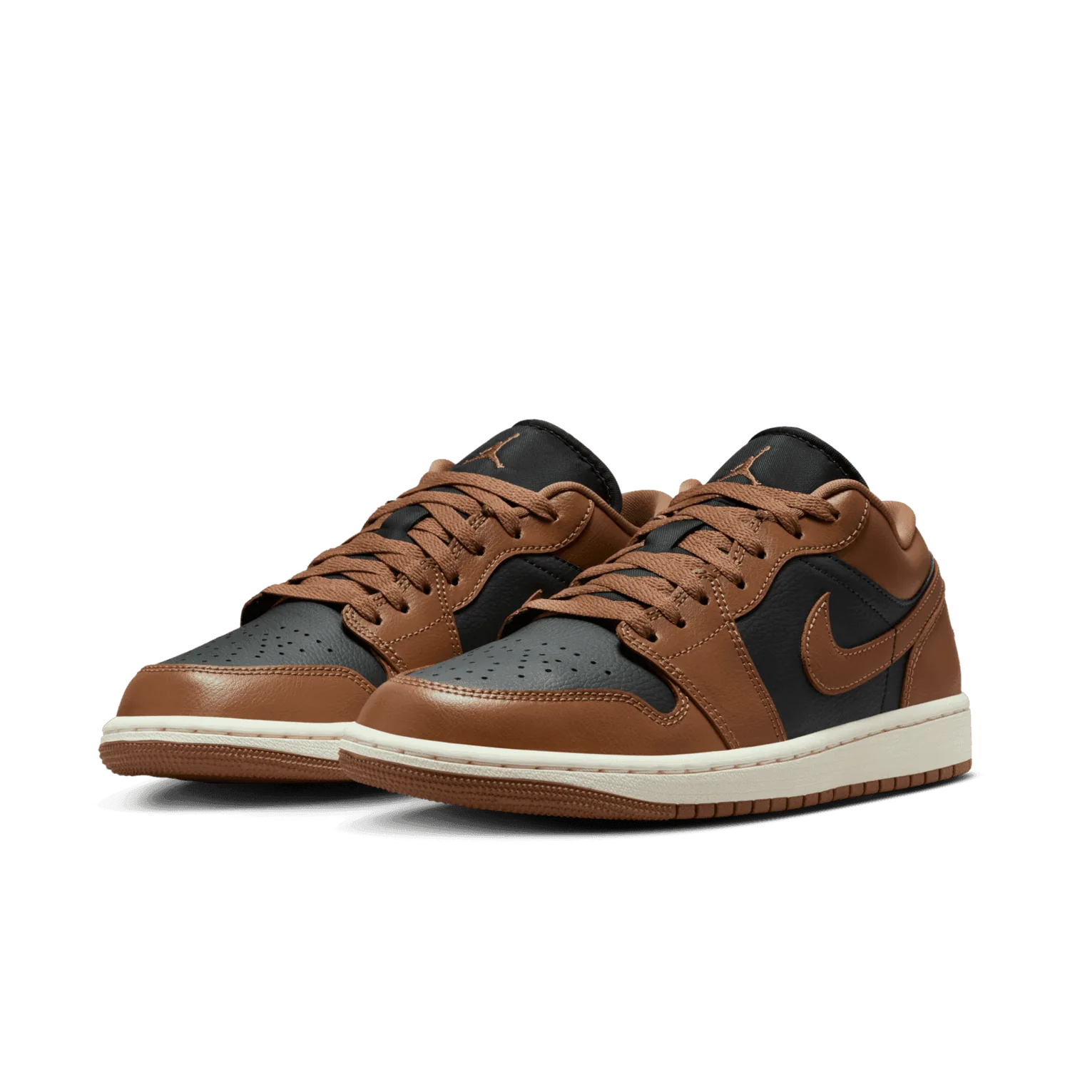 Air Jordan 1 Low Black Archaeo Brown (W) image 3