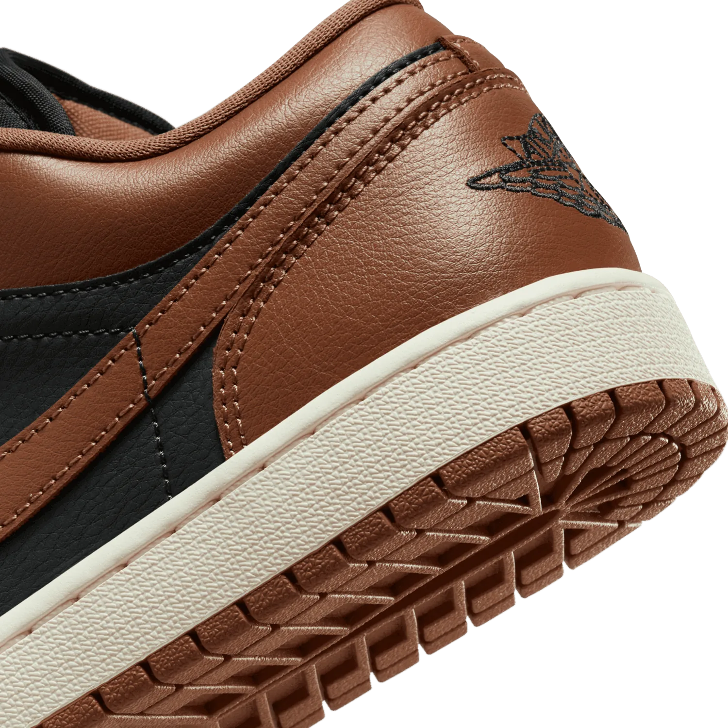 Air Jordan 1 Low Black Archaeo Brown (W) image 6