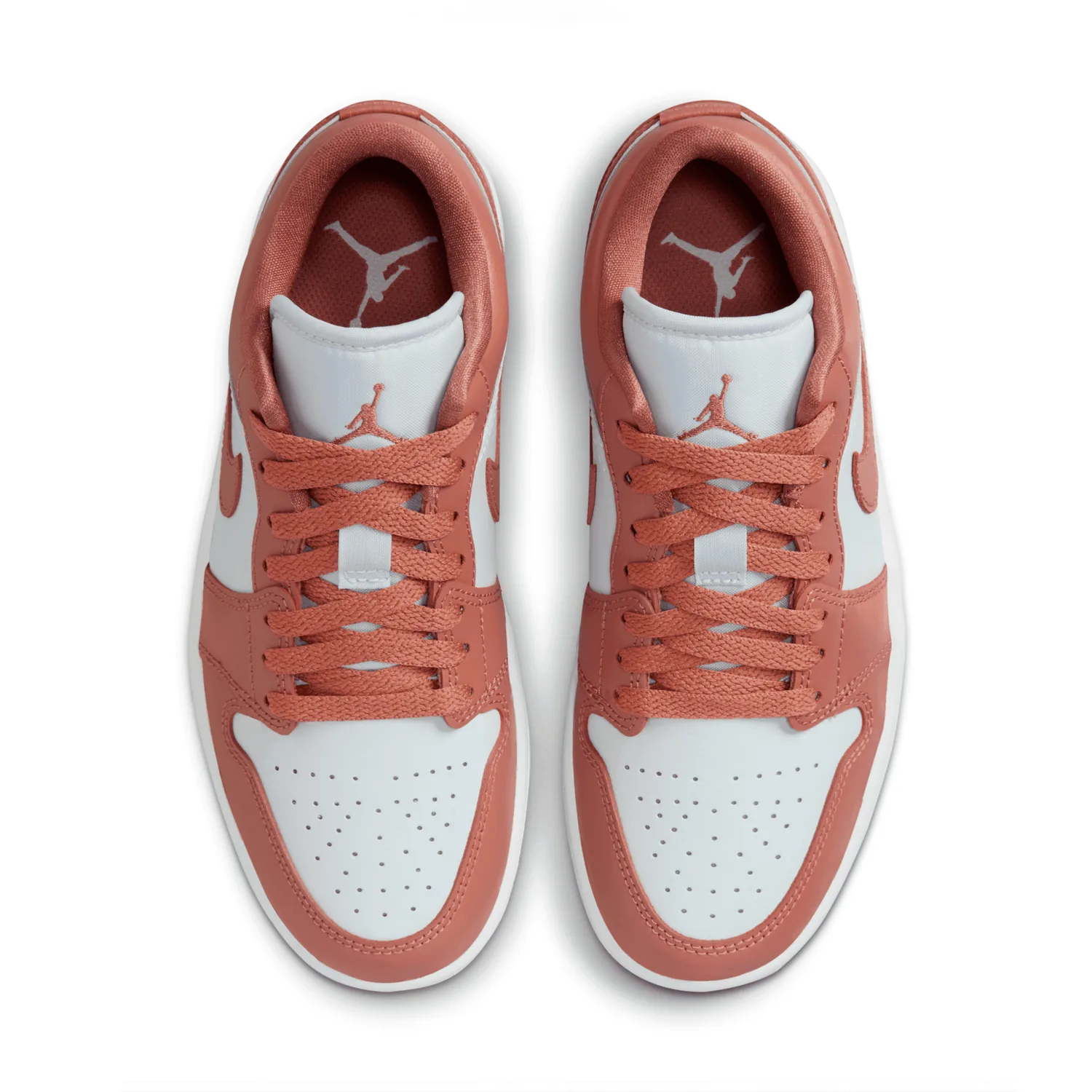 Air Jordan 1 Low Pure Platinum Sky J Orange (W) image 4