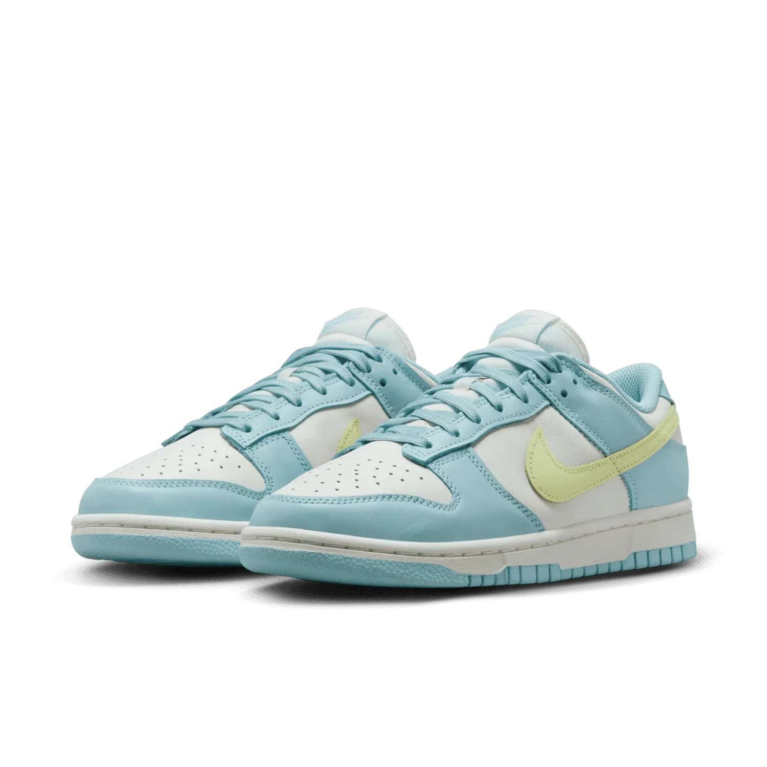 Nike Dunk Low Sail Citron Tint Ocean Bliss (W) image 4