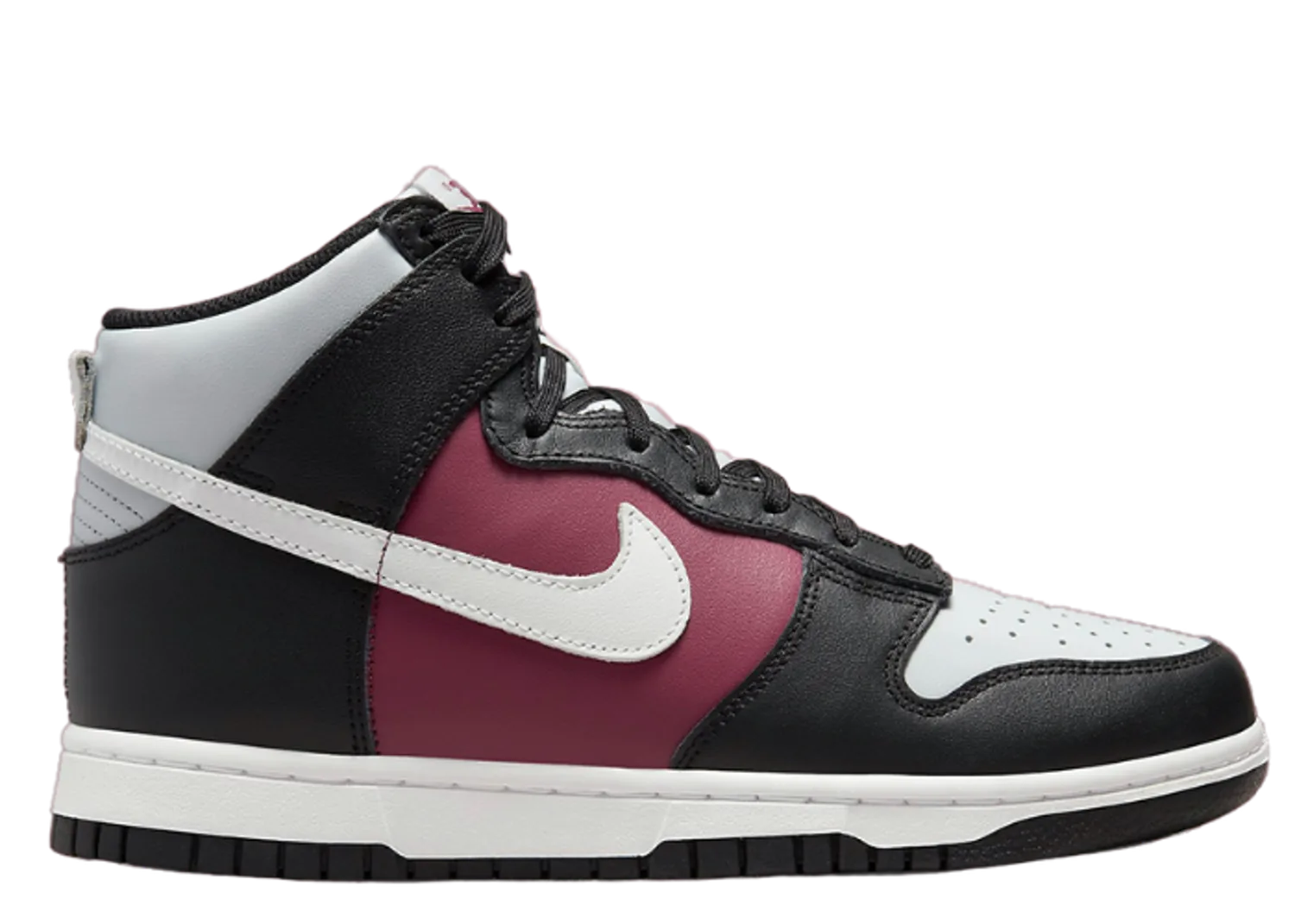 Nike Dunk High Black Summit White Rosewood (W)