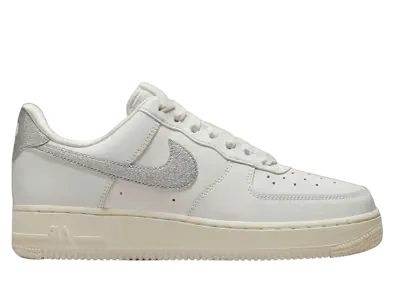 Nike Air Force 1 Low Summit White Metallic Silver (W)