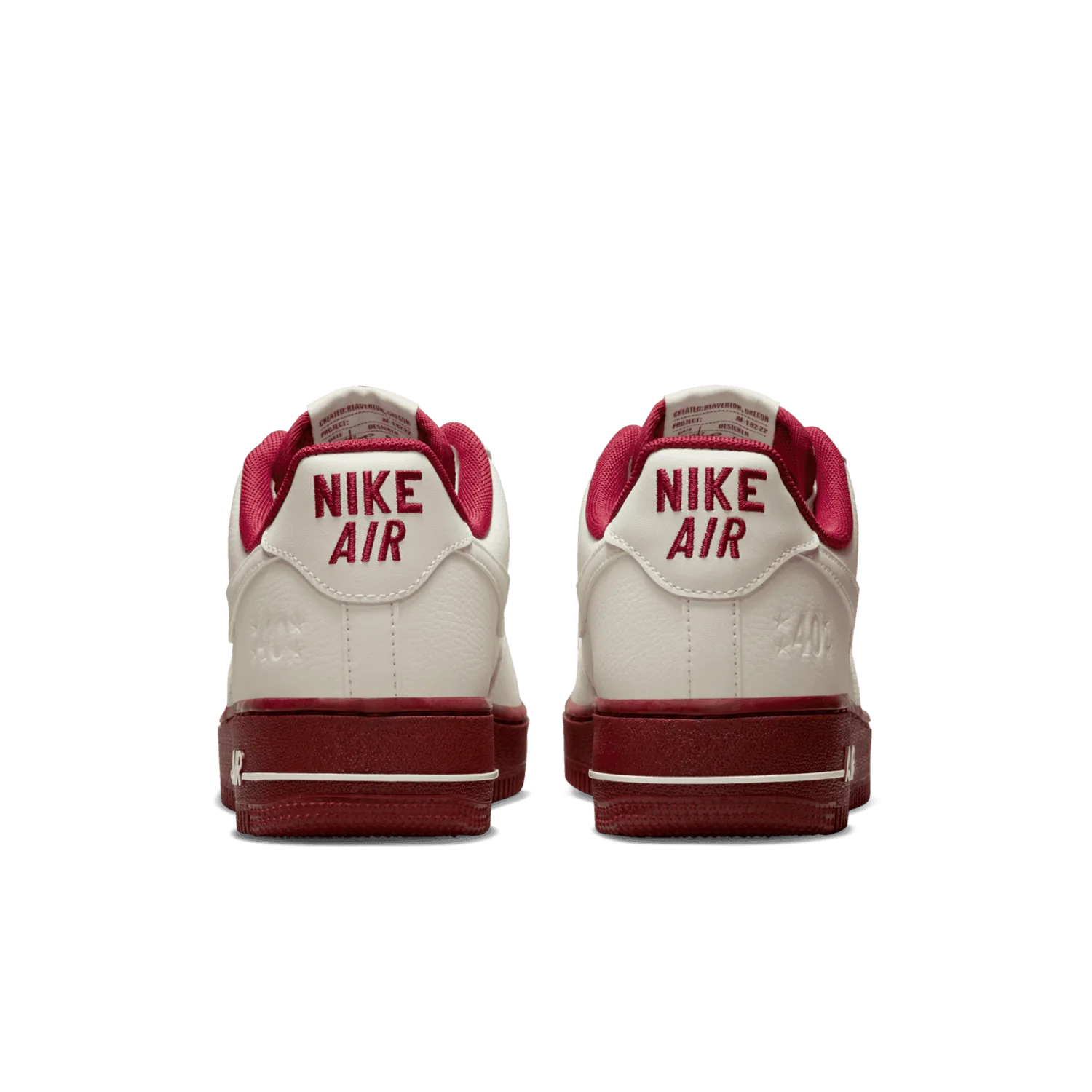 Nike Air Force 1 Low 40th Anniversary Sail Team Red (W) image 5