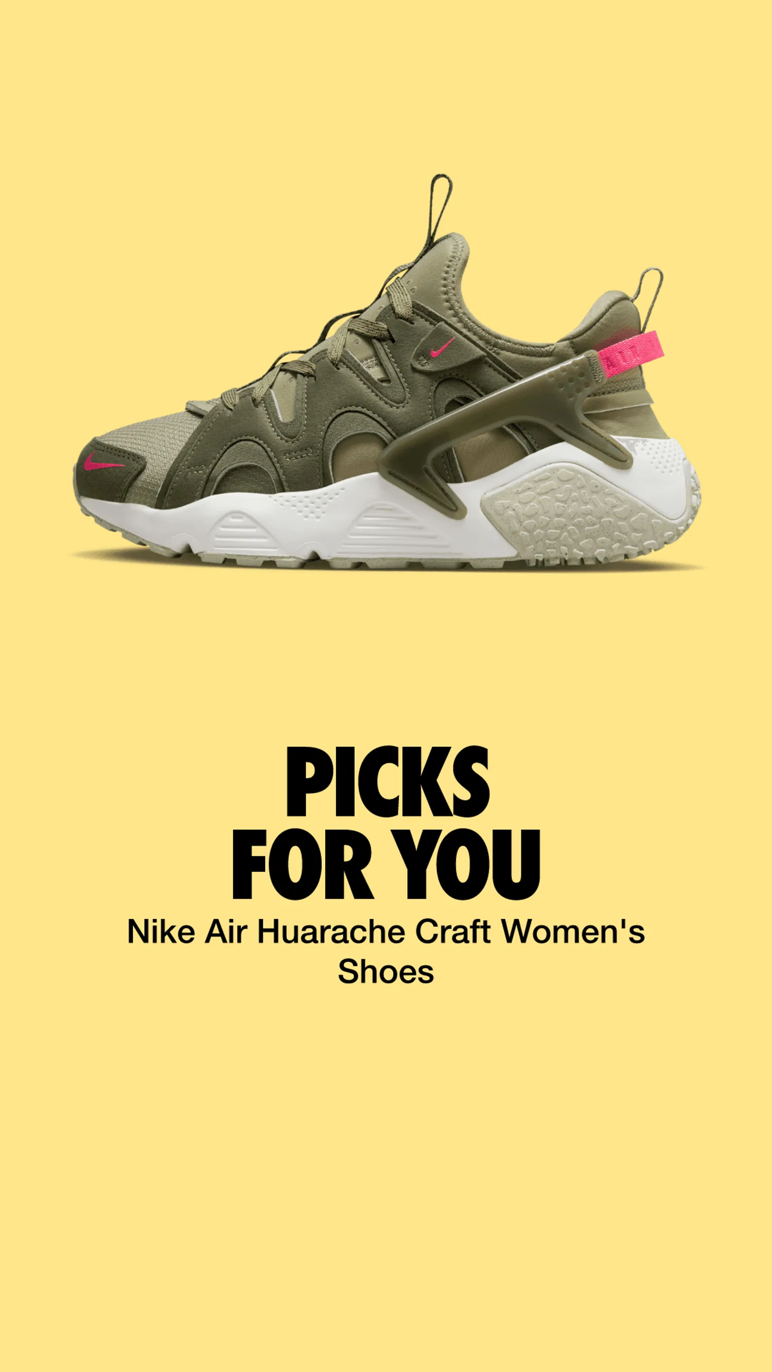 Nike Air Huarache Craft Medium Olive (W) image 9