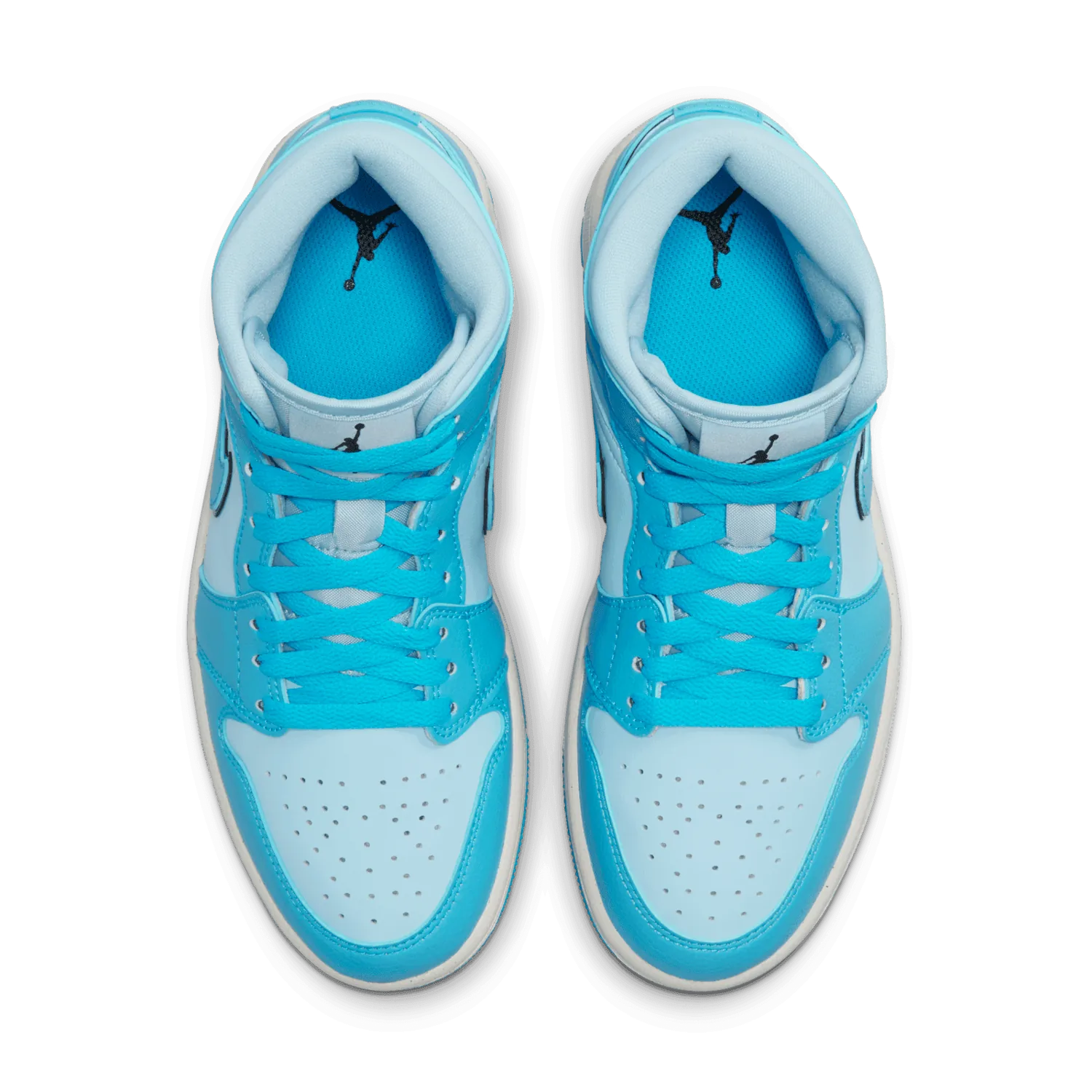 Air Jordan 1 Mid SE Ice Blue Dark Powder Blue (W) image 3