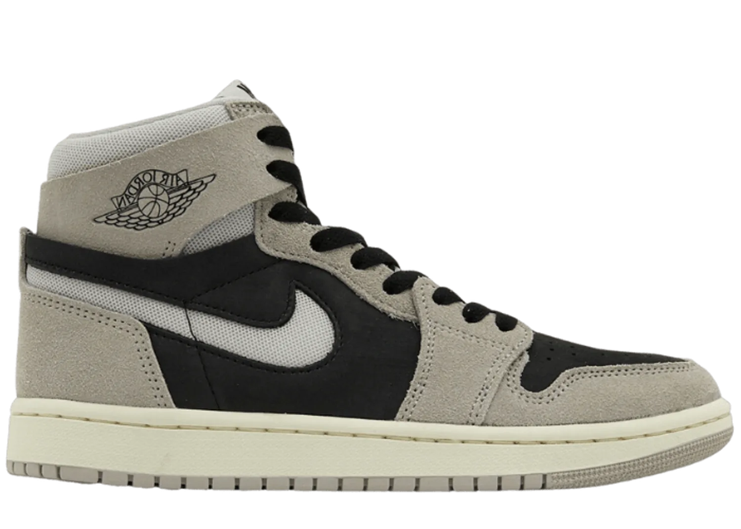 Air Jordan 1 High Zoom CMFT 2 Light Iron Ore Black (W)