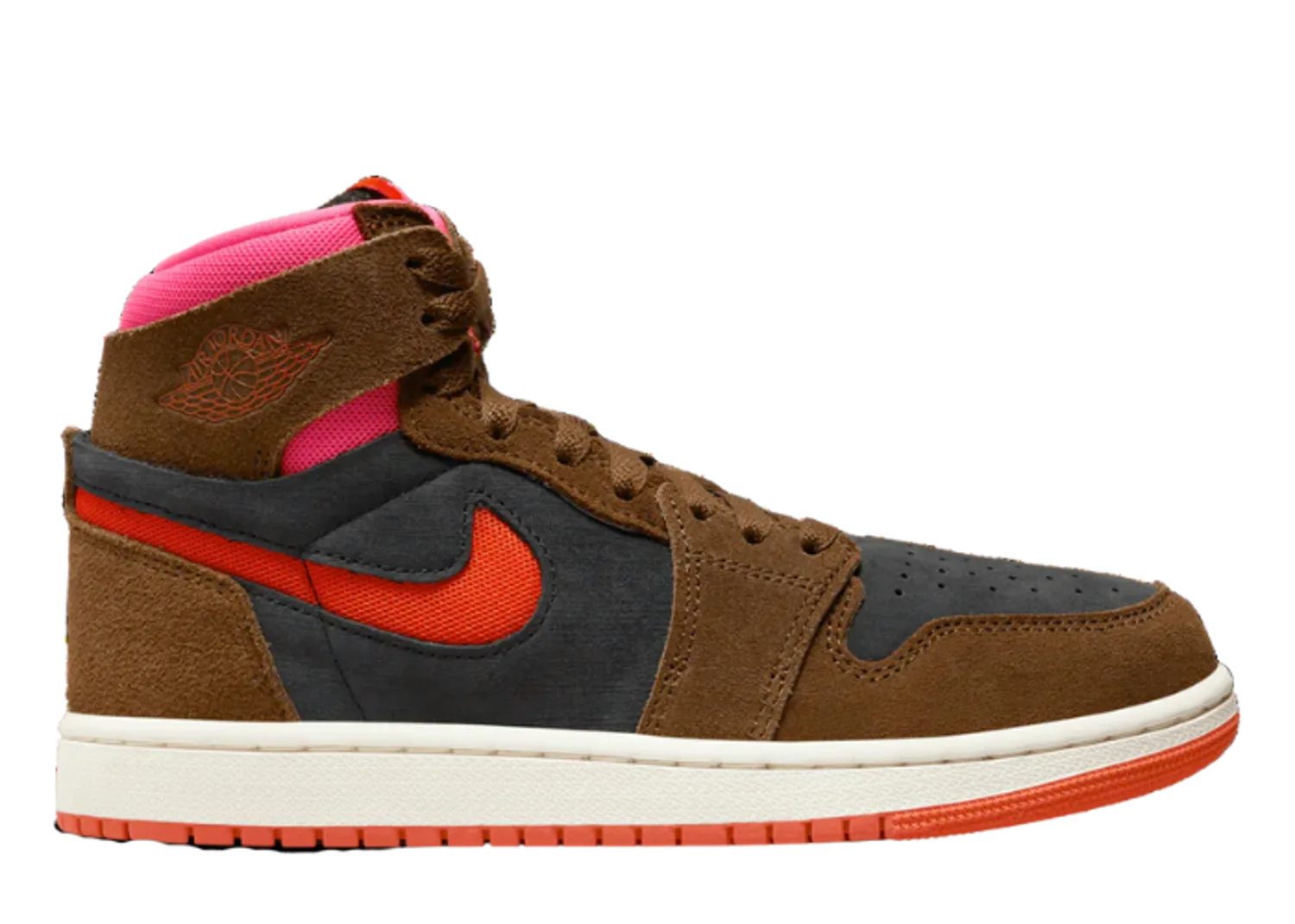 Air Jordan 1 High Zoom Comfort 2 Cacao Wow Picante Red (W)