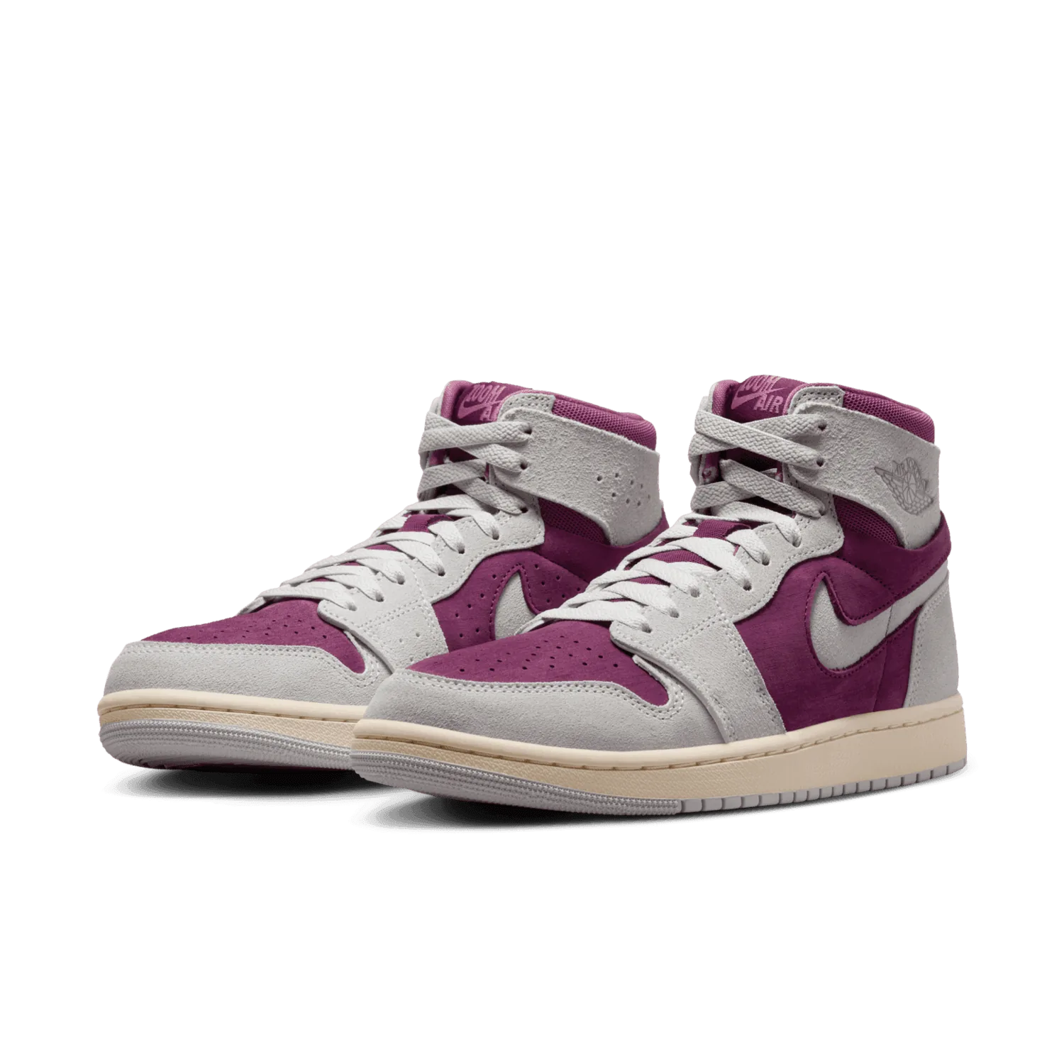 Air Jordan 1 High Zoom CMFT 2 Bordeaux Neutral Grey (W) image 3