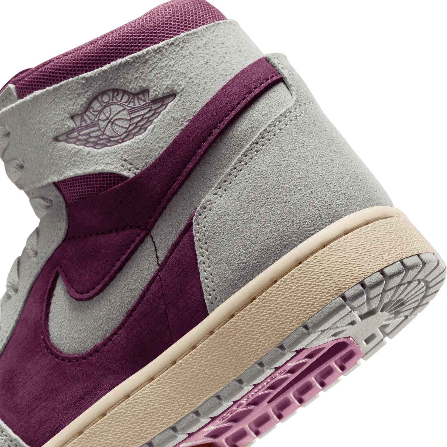Air Jordan 1 High Zoom CMFT 2 Bordeaux Neutral Grey (W) image 6