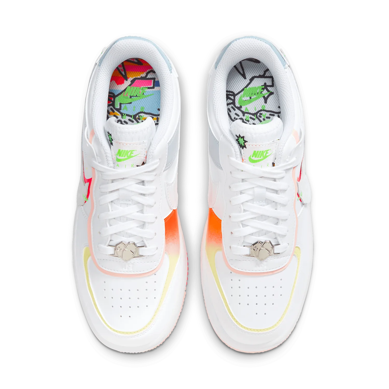 Nike Air Force 1 Low Shadow White Pink Orange (W) image 3