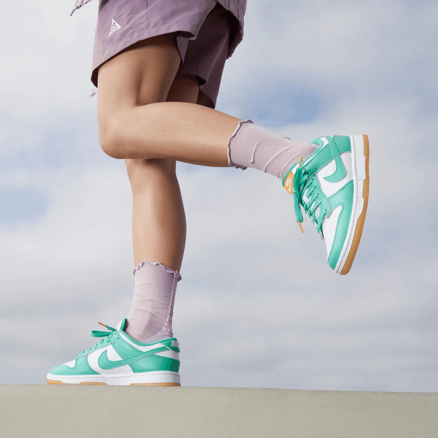 Nike Dunk Low White Turquoise (W) image 2