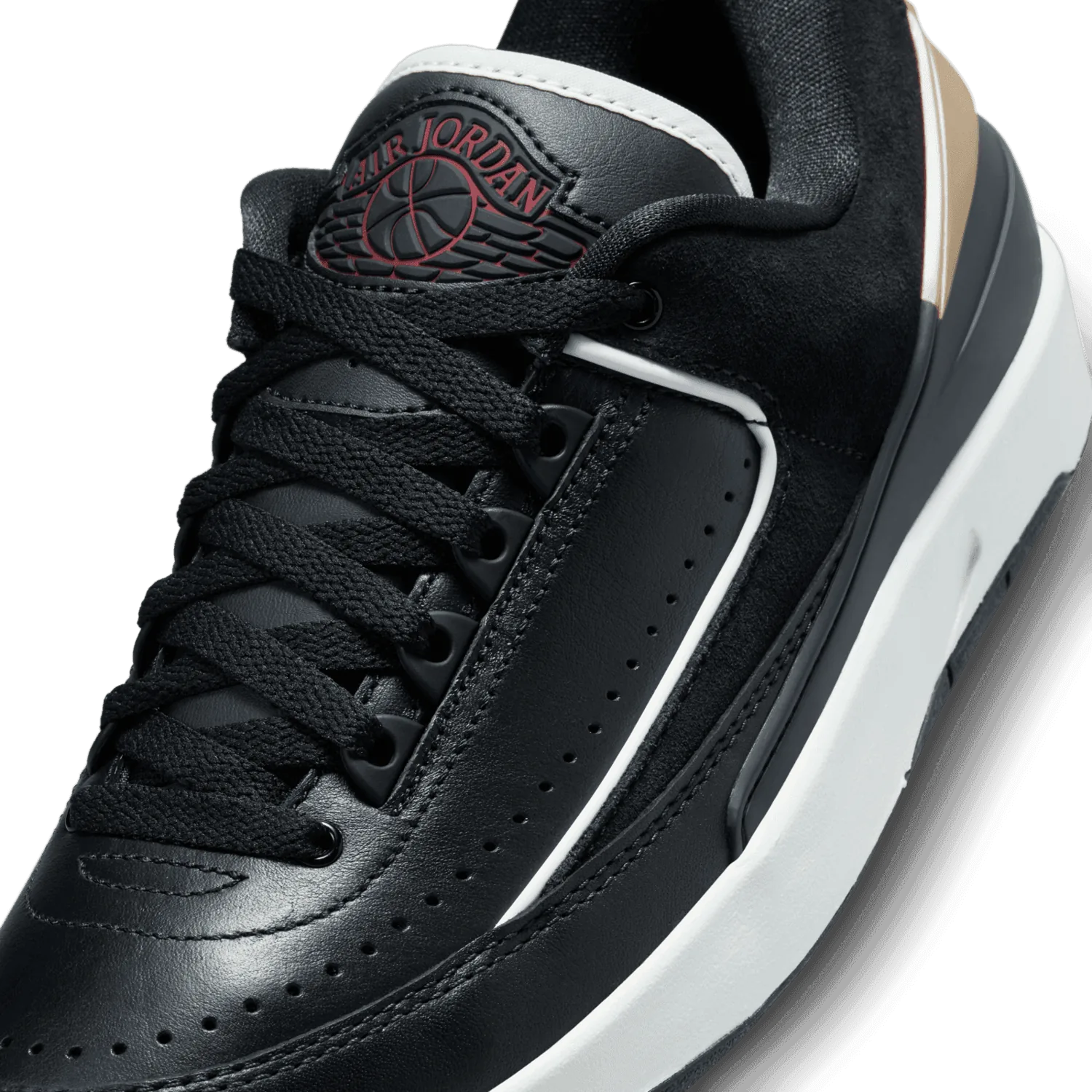 Air Jordan 2 Retro Low Black Varsity Red (W) image 6