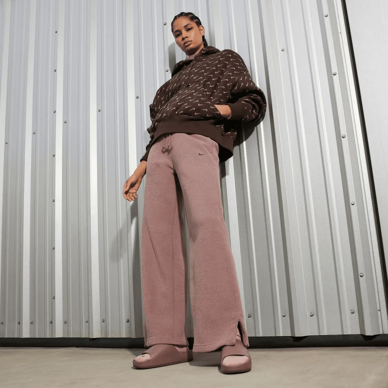 Nike Calm Slide Smokey Mauve (W) image 6