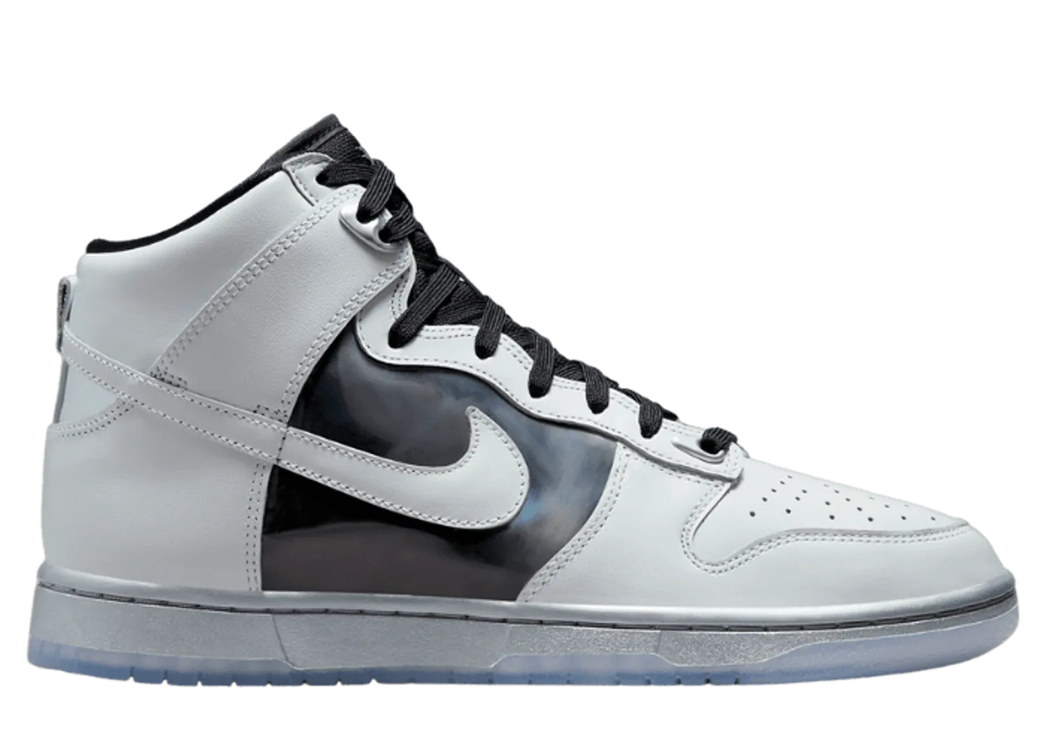 Nike Dunk High SE White Metallic Silver Clear (W)