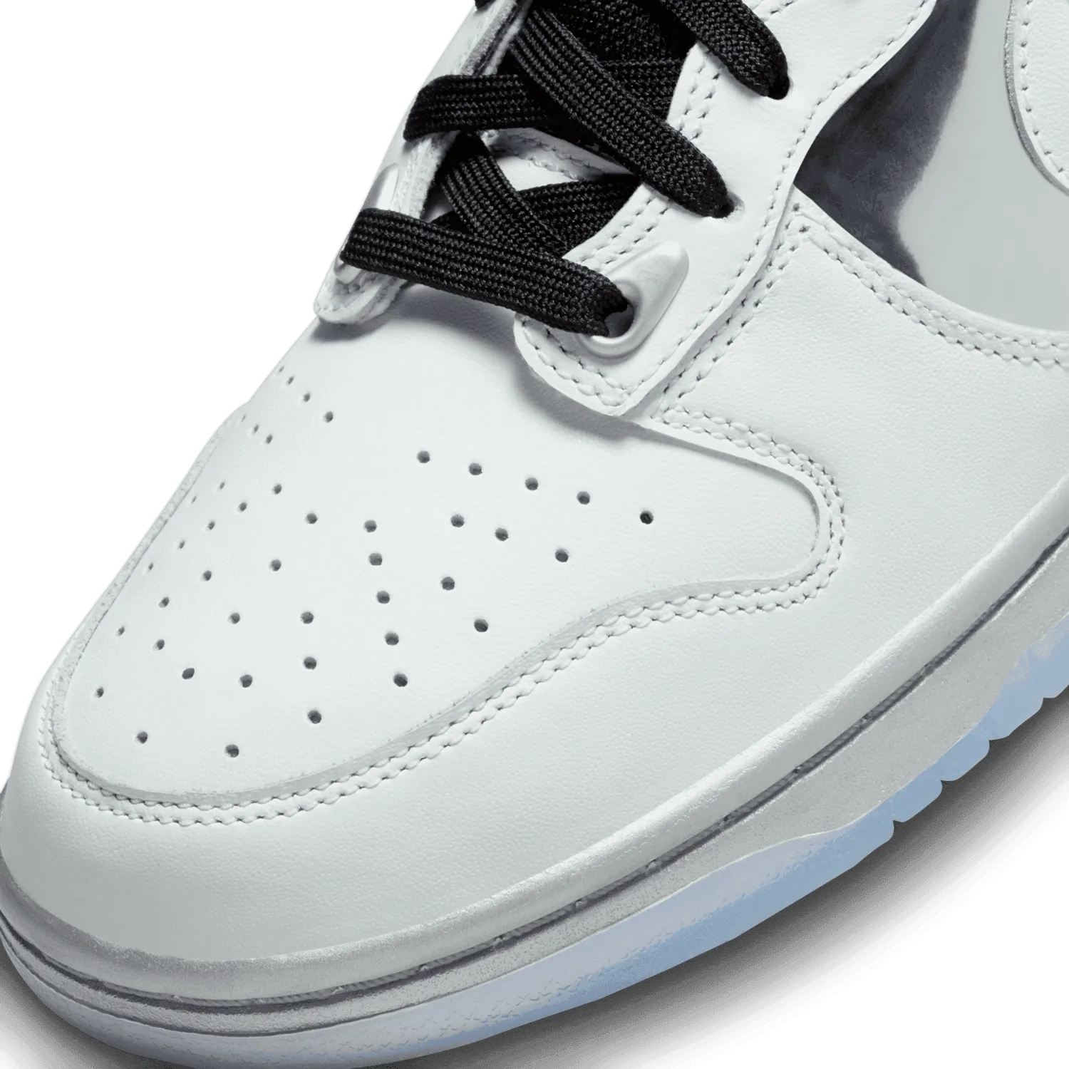 Nike Dunk High SE White Metallic Silver Clear (W) image 6