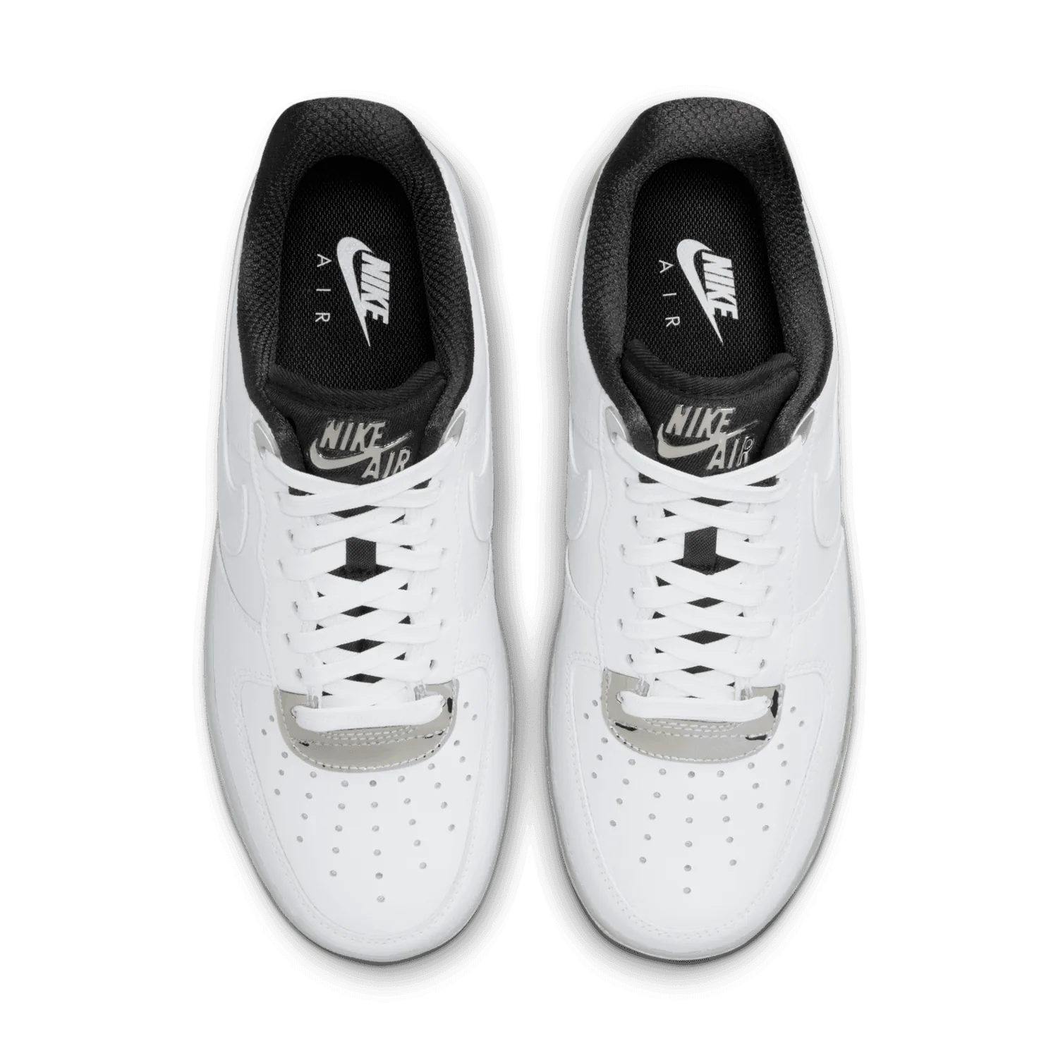Nike Air Force 1 '07 Low White Metallic Silver Clear (W) image 3