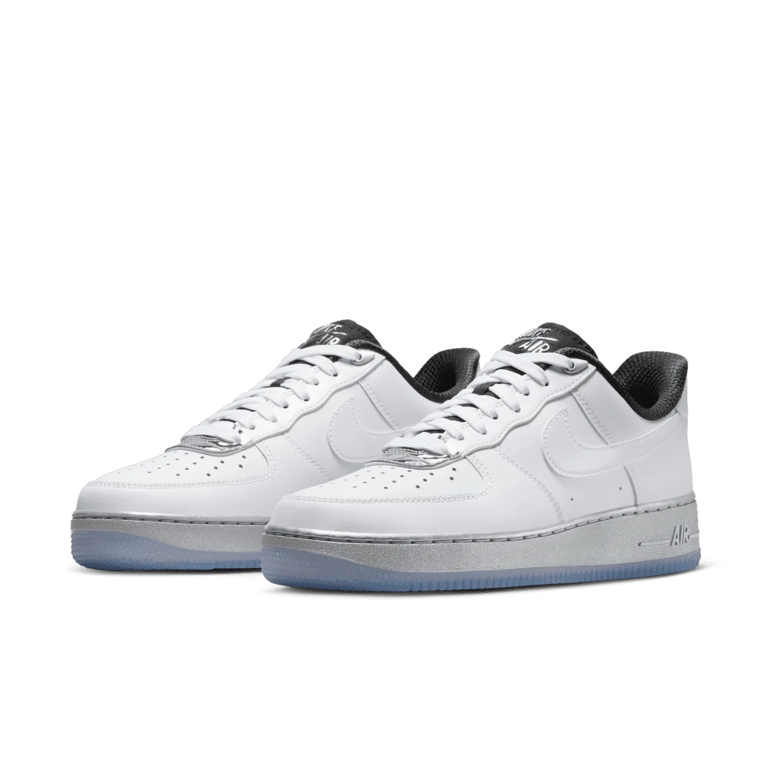 Nike Air Force 1 '07 Low White Metallic Silver Clear (W) image 4