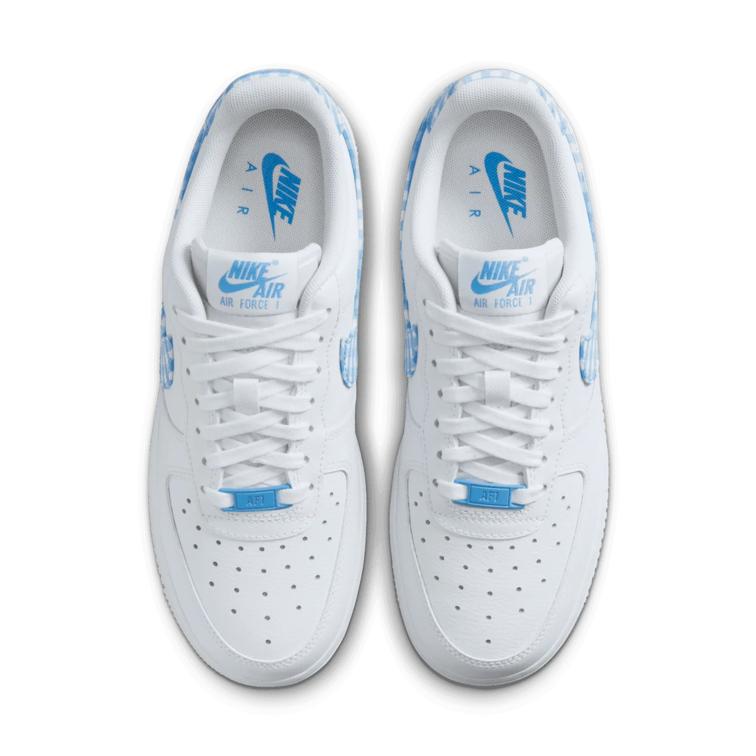 Nike Air Force 1 Gingham White University Blue (W) image 4