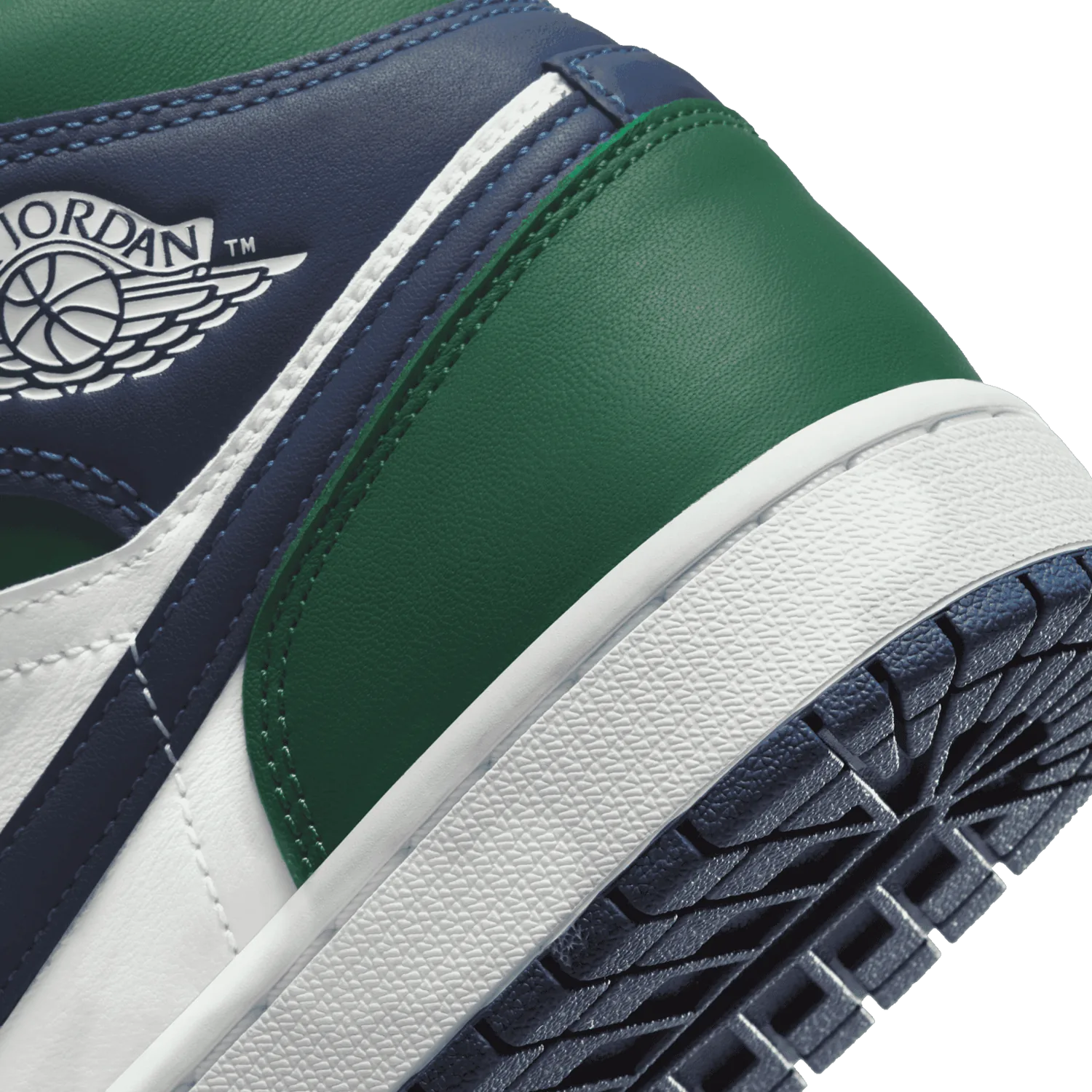 Air Jordan 1 Mid SE Noble Green Midnight Navy (W) image 7