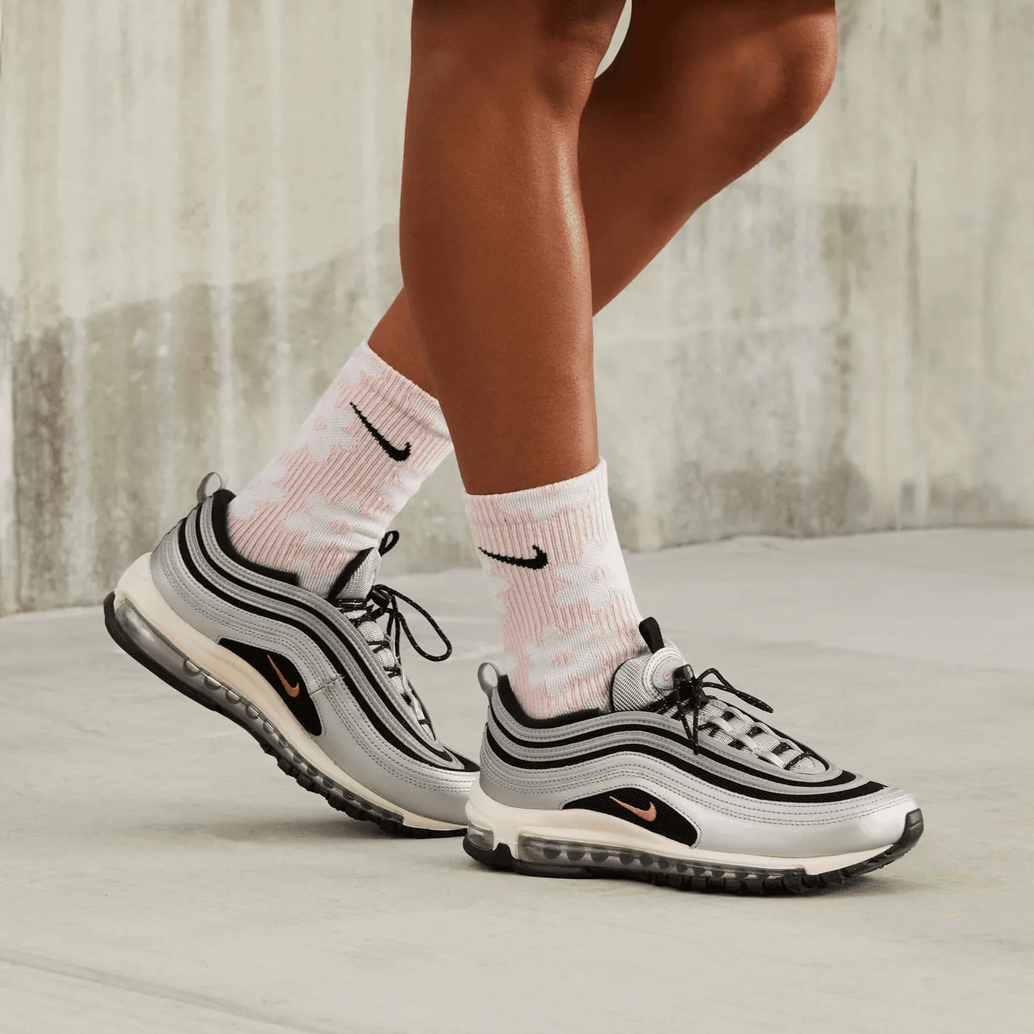 Nike Air Max 97 Silver Black Pink (W) image 5