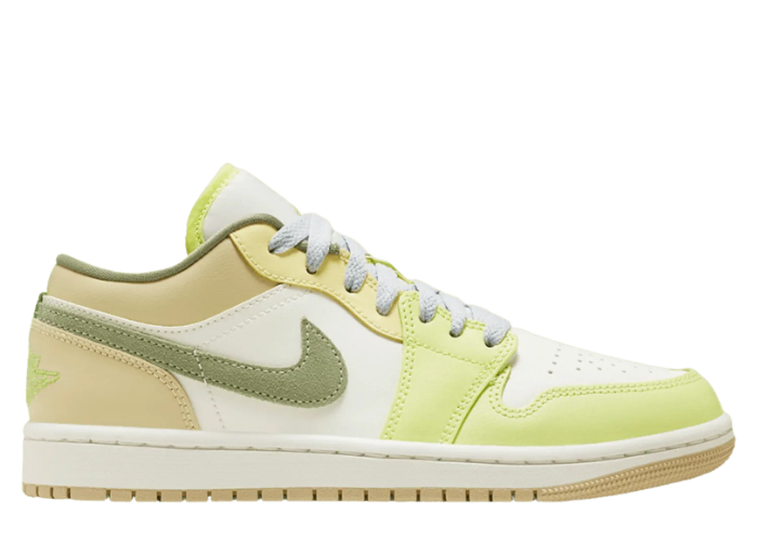 Air Jordan 1 Low Pale Citron Light Olive (W)