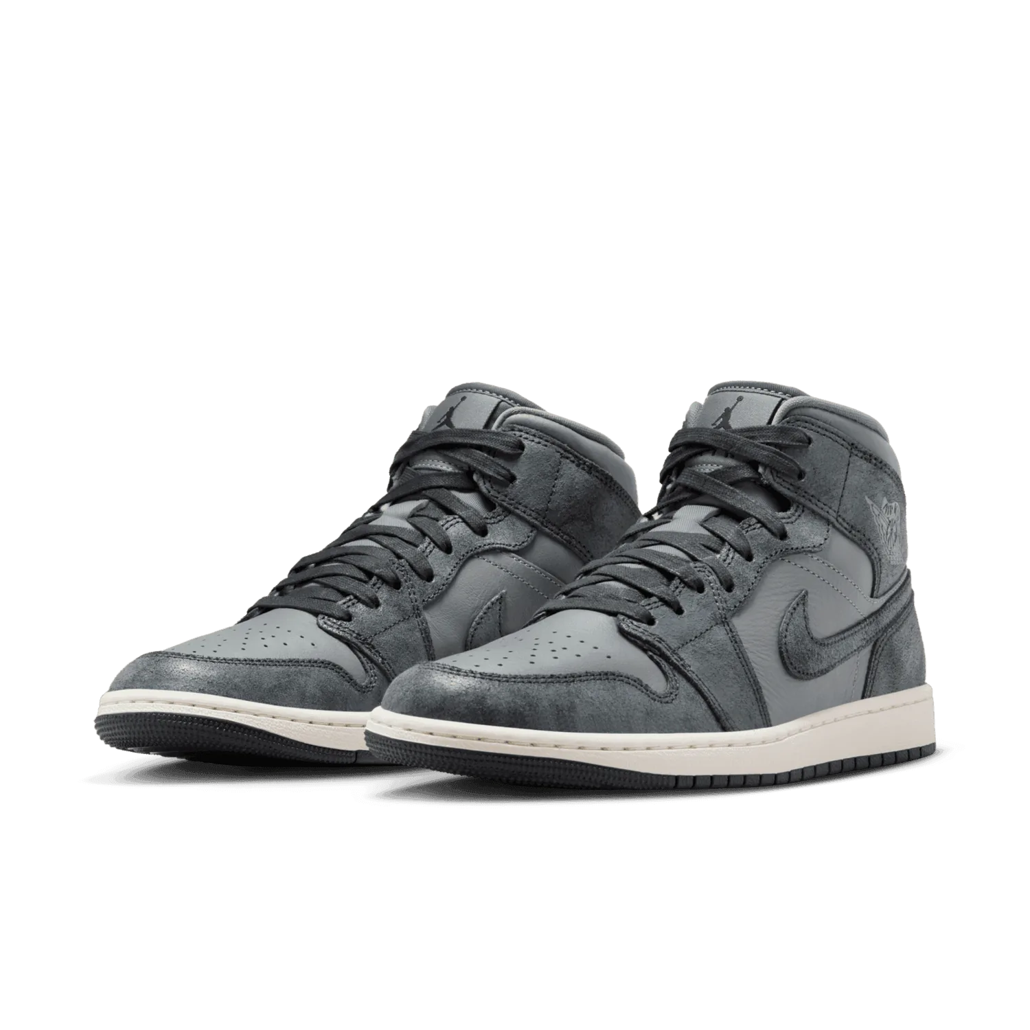 Air Jordan 1 Mid Distressed Smoke Grey (W) image 4