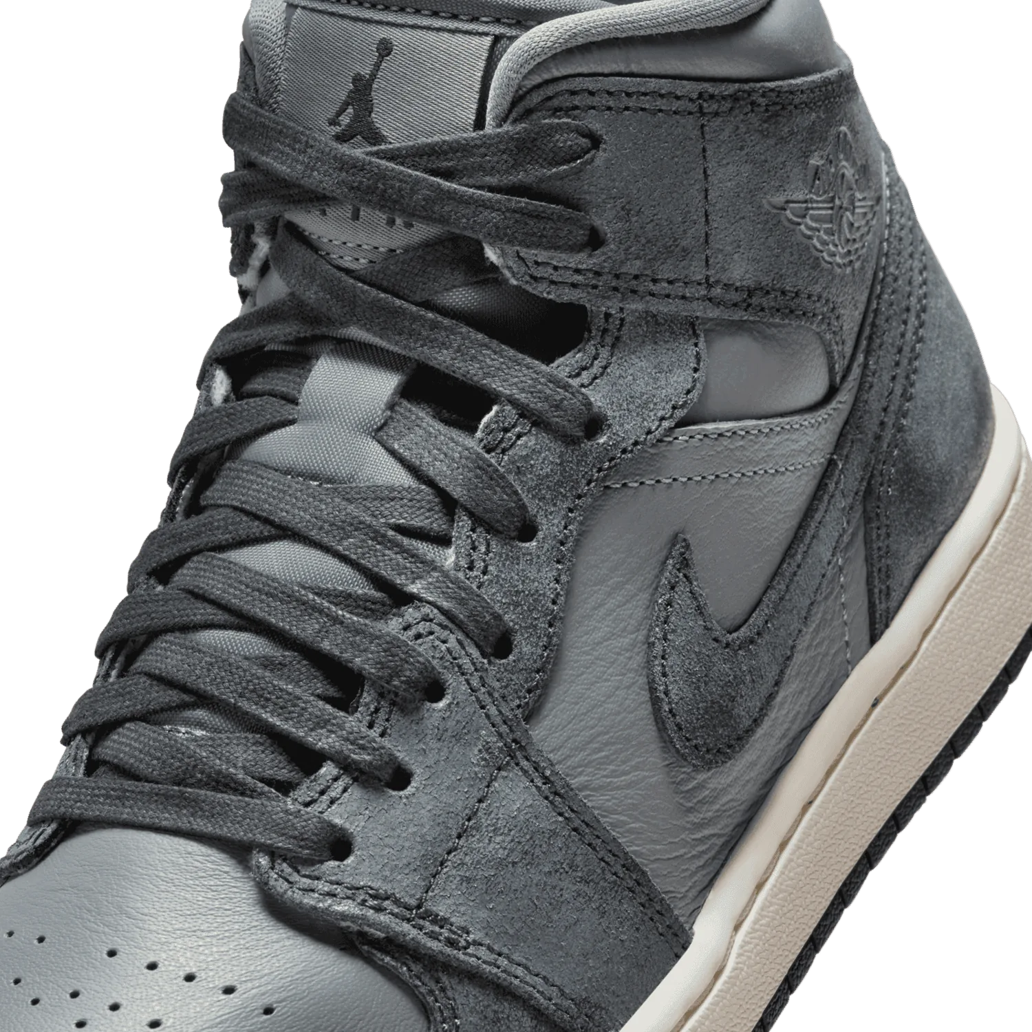 Air Jordan 1 Mid Distressed Smoke Grey (W) image 6