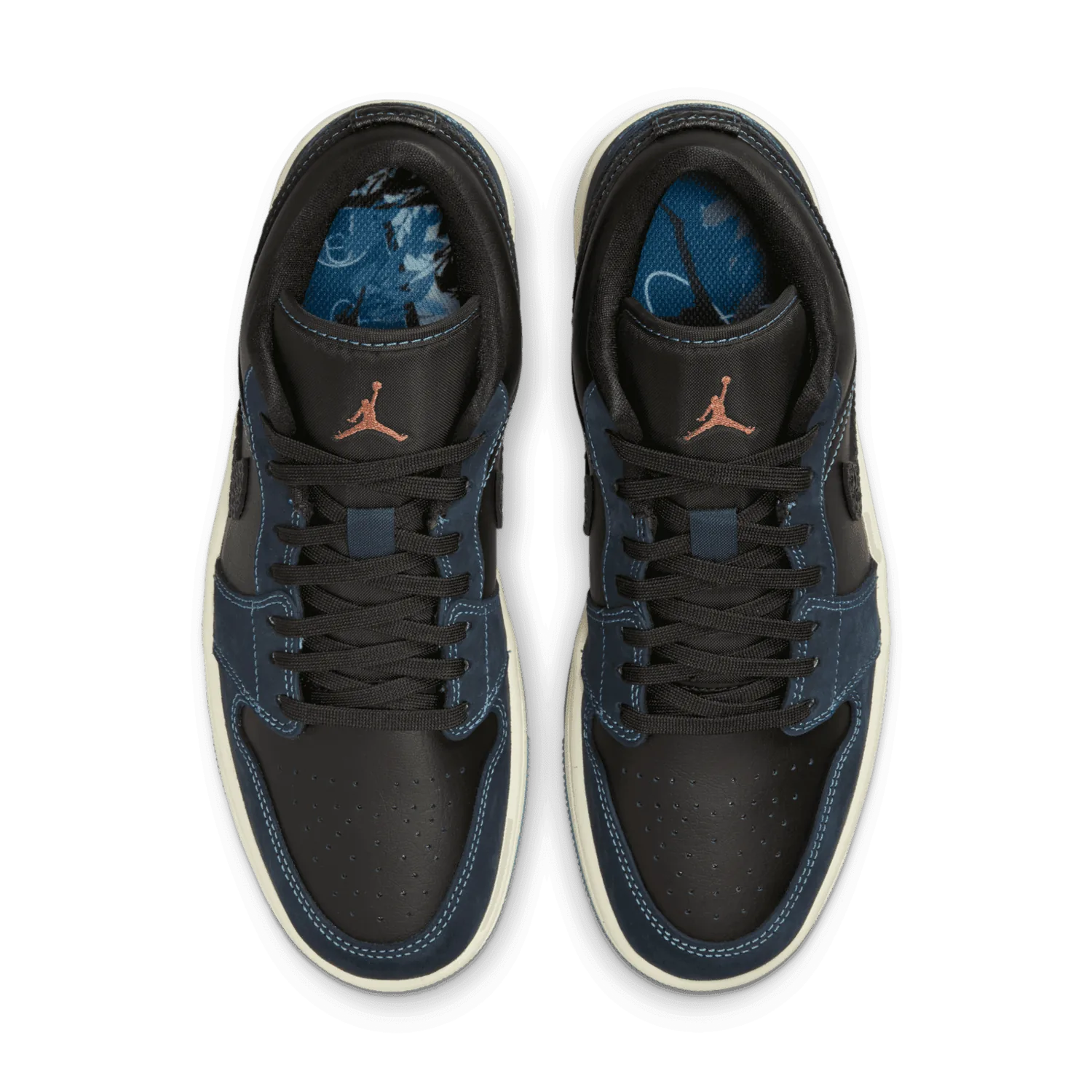 Air Jordan 1 Low SE Black Midnight Navy (W) image 6