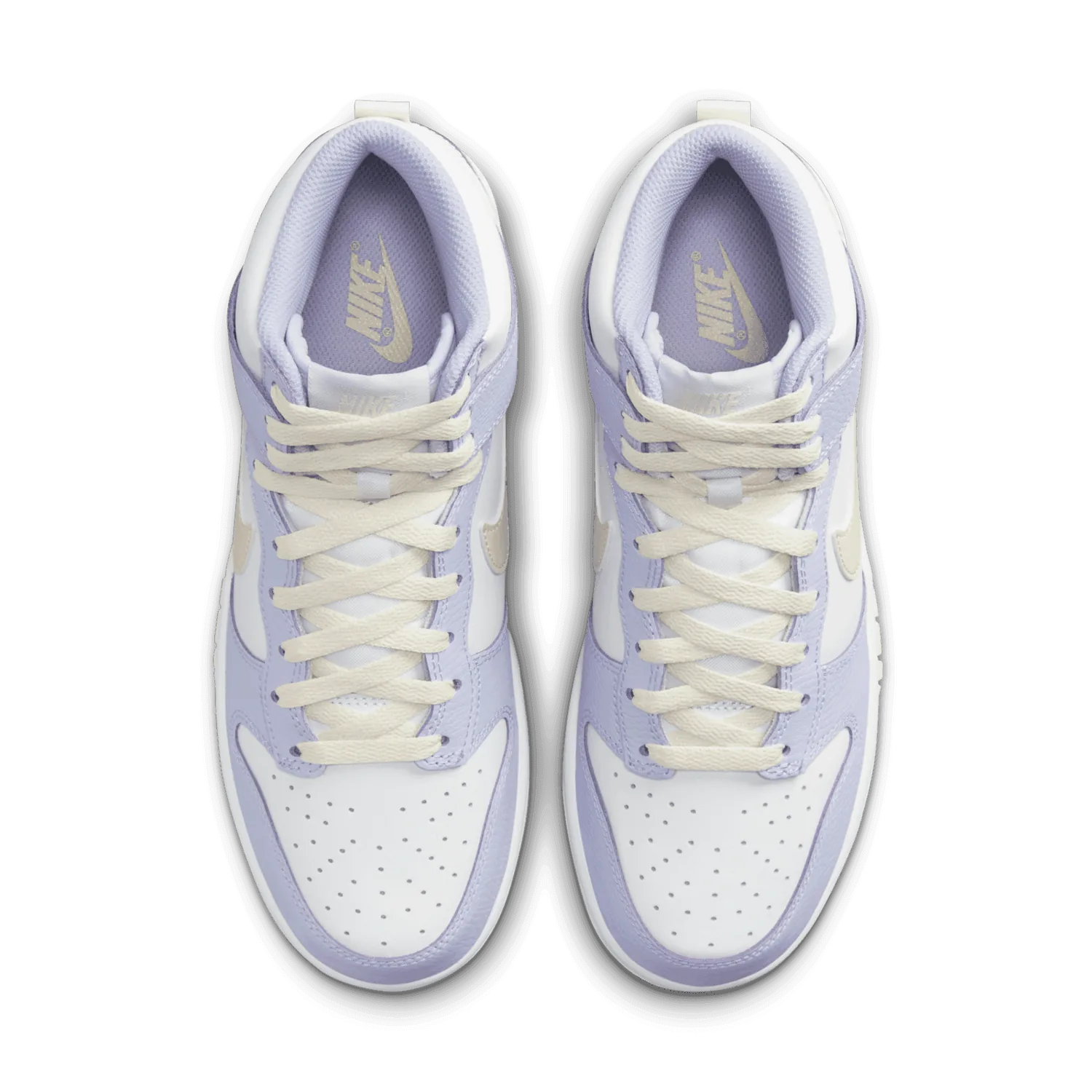 Nike Dunk High White Coconut Milk Oxygen Purple (W) image 3