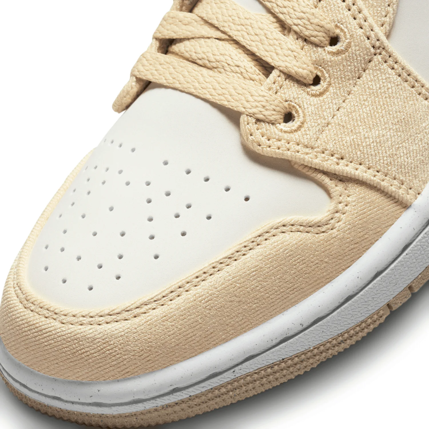 Air Jordan 1 Low SE Canvas Team Gold (W) image 6